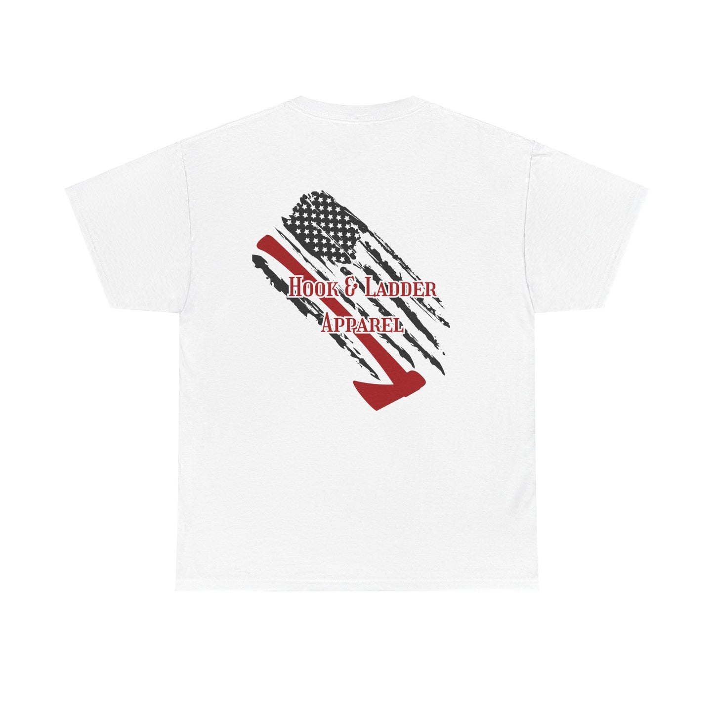 Hook & Ladder Axe Flag Unisex Heavy Cotton Tee
