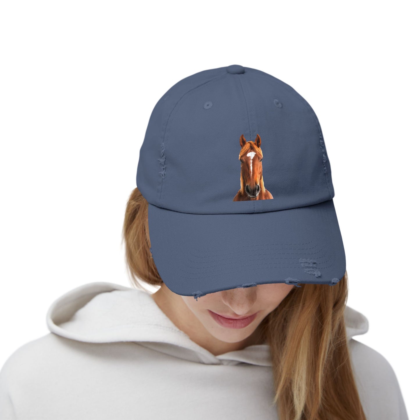 "Stables Collection Horse" Distressed Cap