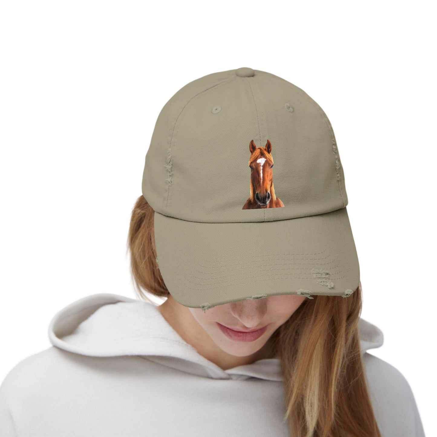 "Stables Collection Horse" Distressed Cap