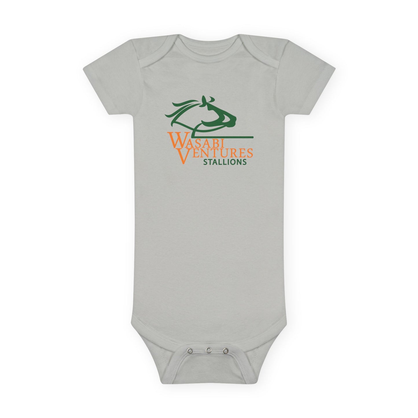 Wasabi Ventures Stallions Baby Short Sleeve Onesie