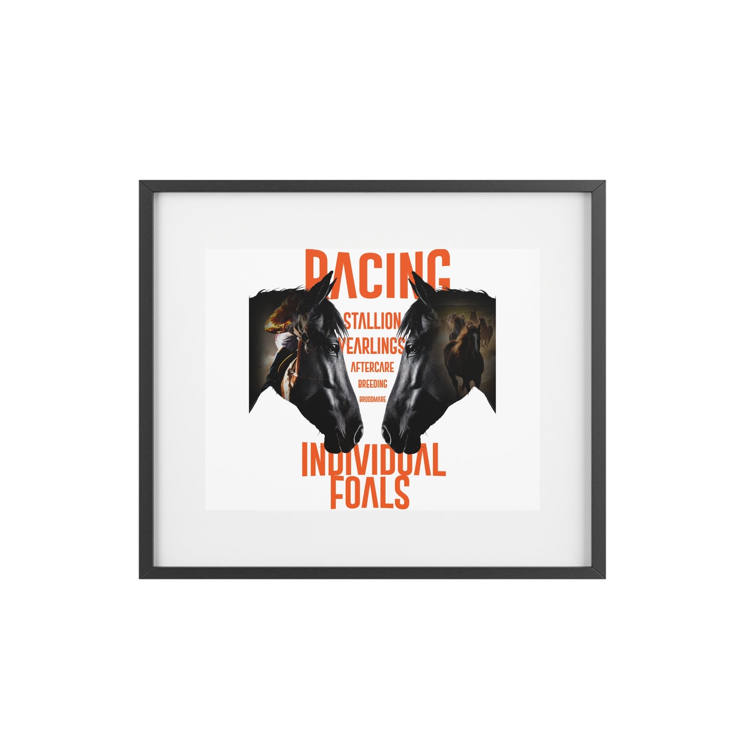 "Racing Collection" Framed Posters, Matte