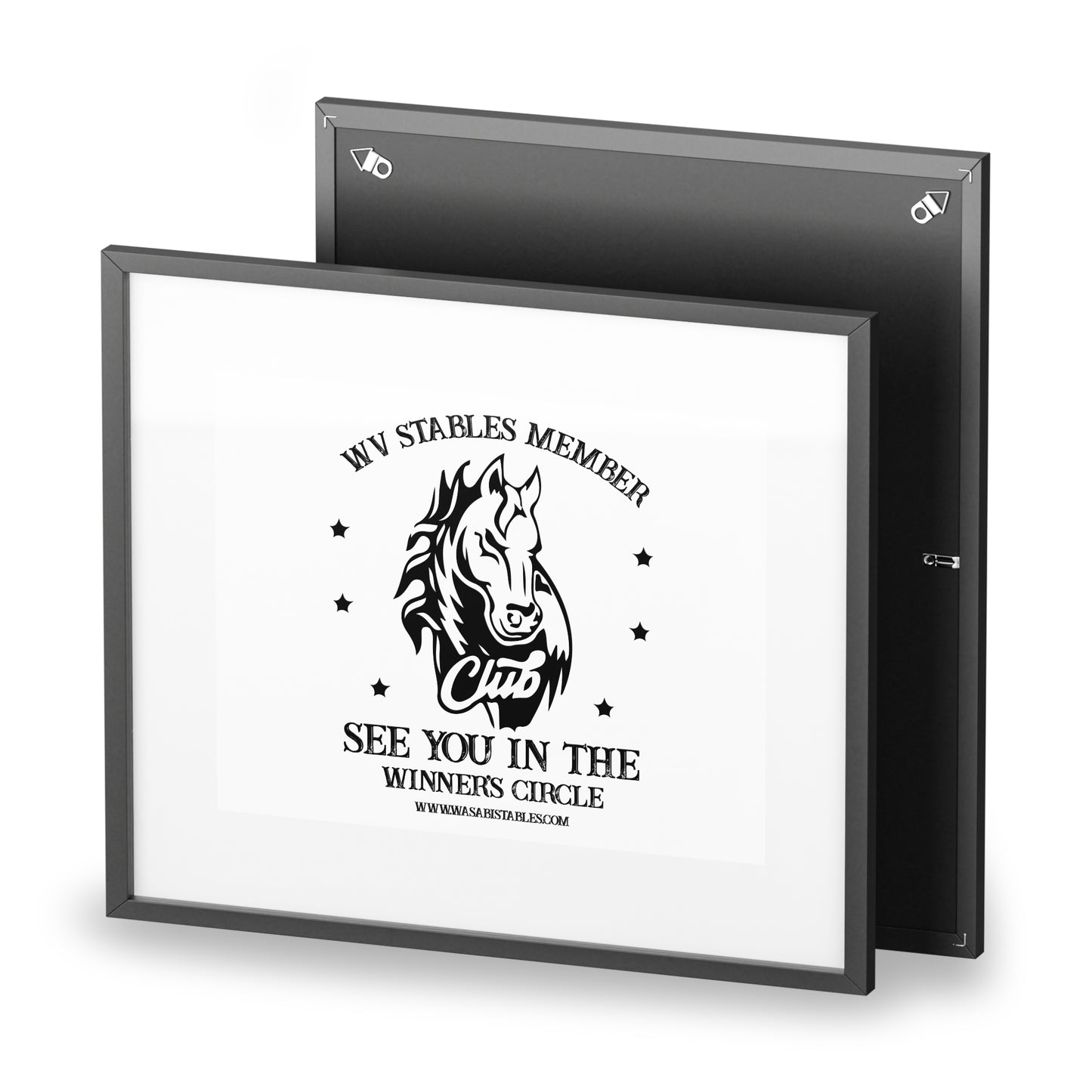 Wasabi Ventures Stables Club Member Framed Posters, Matte