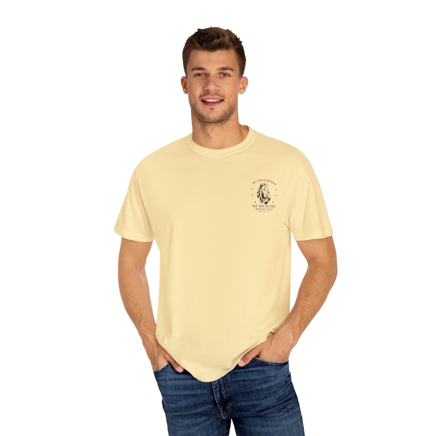 Wasabi Ventures Stables Club Member Unisex Garment-Dyed T-shirt