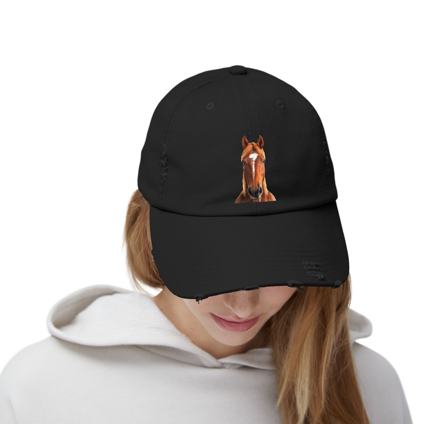 "Stables Collection Horse" Distressed Cap