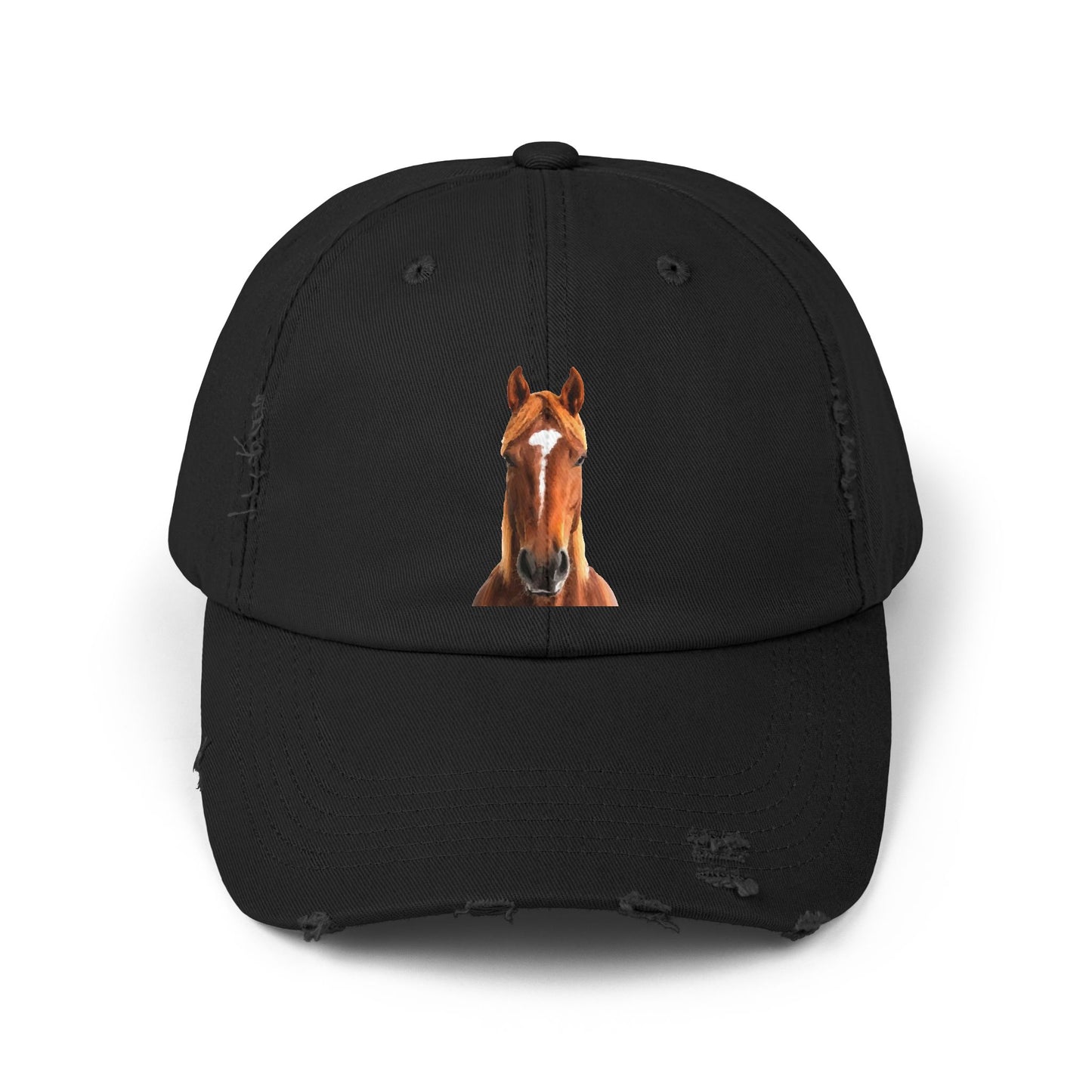 "Stables Collection Horse" Distressed Cap