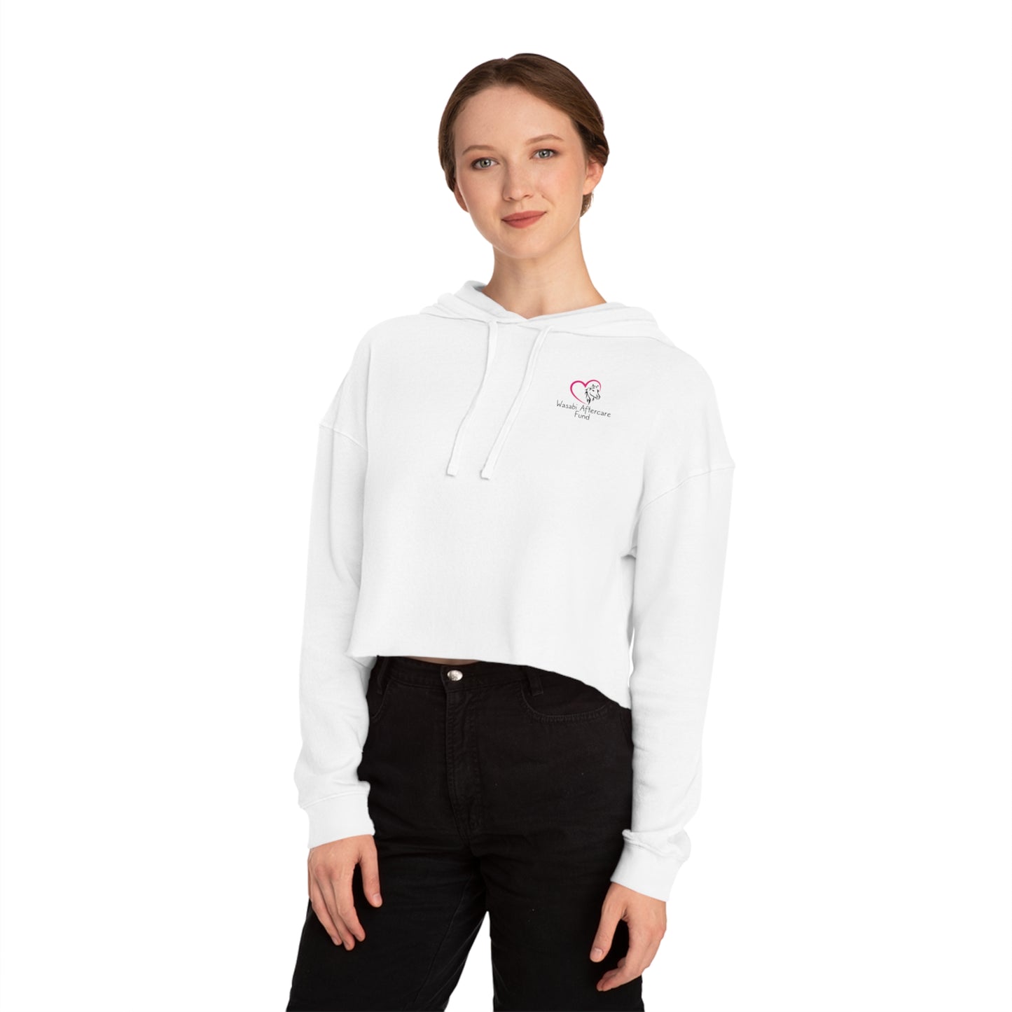 Wasabi Aftercare Fund Women’s Cropped Hooded Sweatshirt