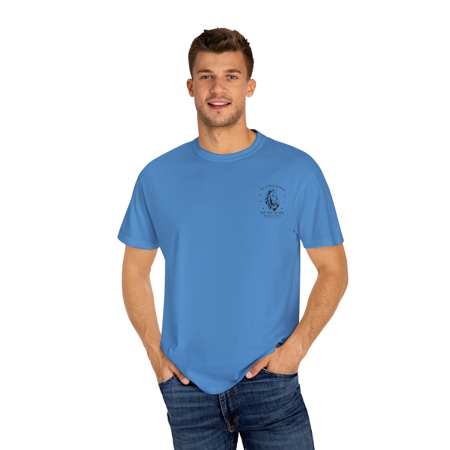Wasabi Ventures Stables Club Member Unisex Garment-Dyed T-shirt