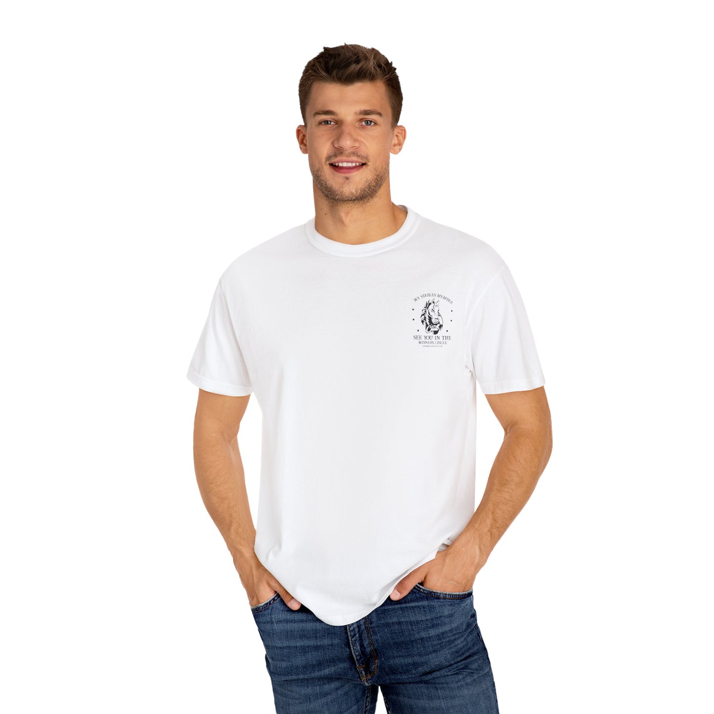 Wasabi Ventures Stables Club Member Unisex Garment-Dyed T-shirt