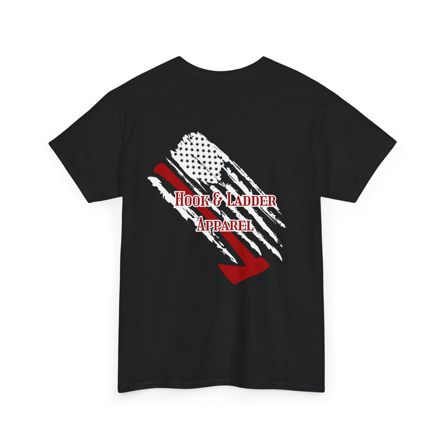 Hook & Ladder Axe Flag Unisex Heavy Cotton Tee