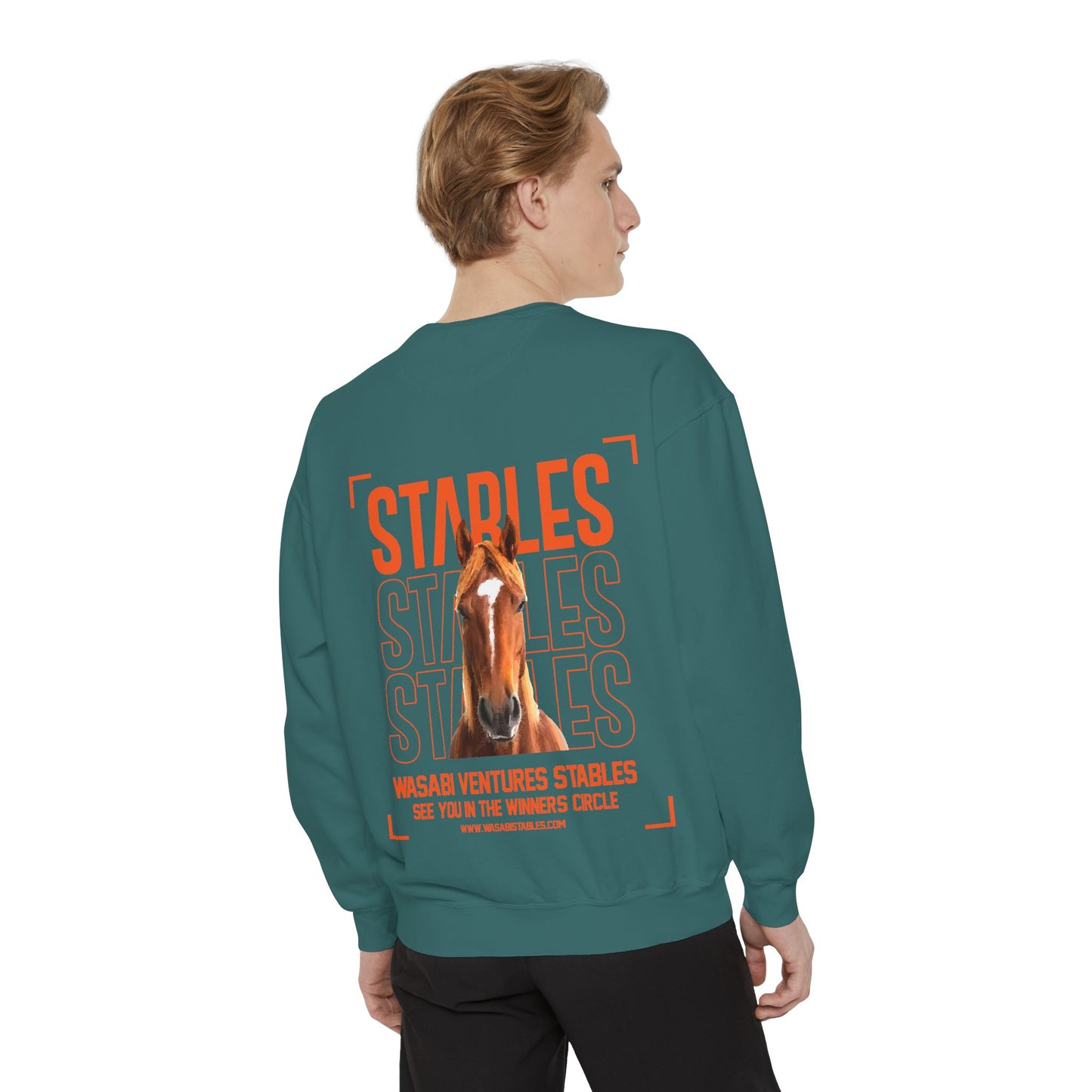 "Stables Collection" Unisex Garment-Dyed Sweatshirt