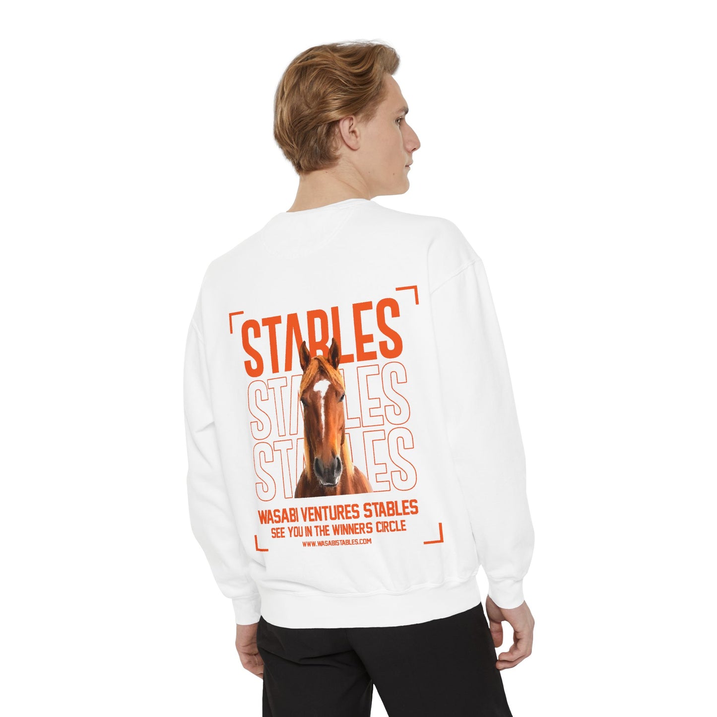 "Stables Collection" Unisex Garment-Dyed Sweatshirt