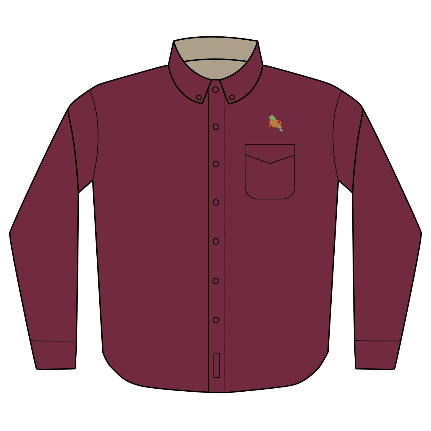 Railbird Racing Long Sleeve Dress Shirt