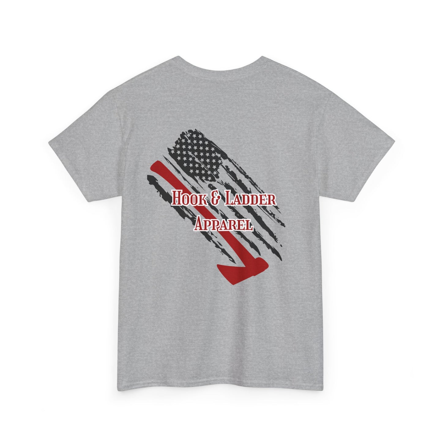 Hook & Ladder Axe Flag Unisex Heavy Cotton Tee