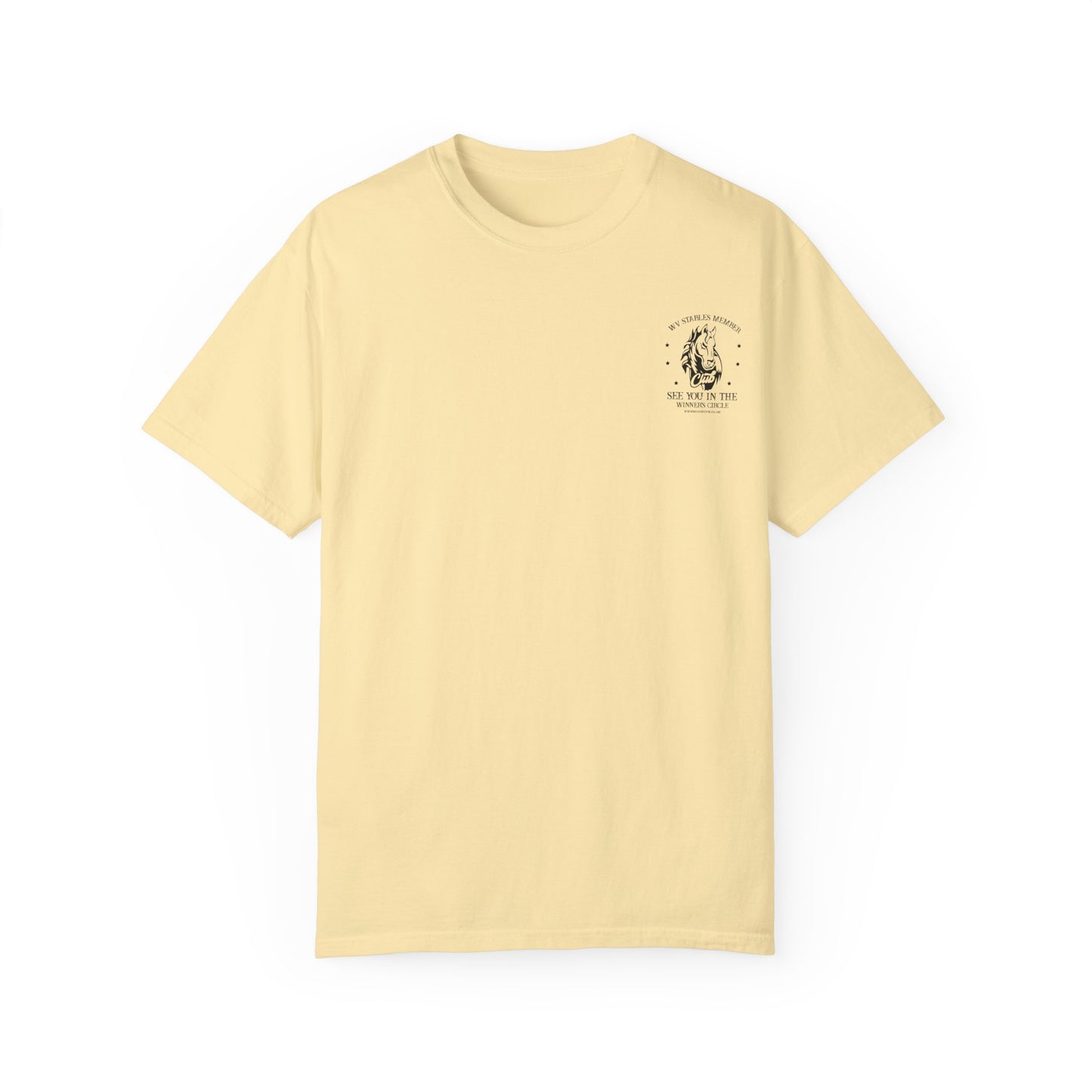 Wasabi Ventures Stables Club Member Unisex Garment-Dyed T-shirt