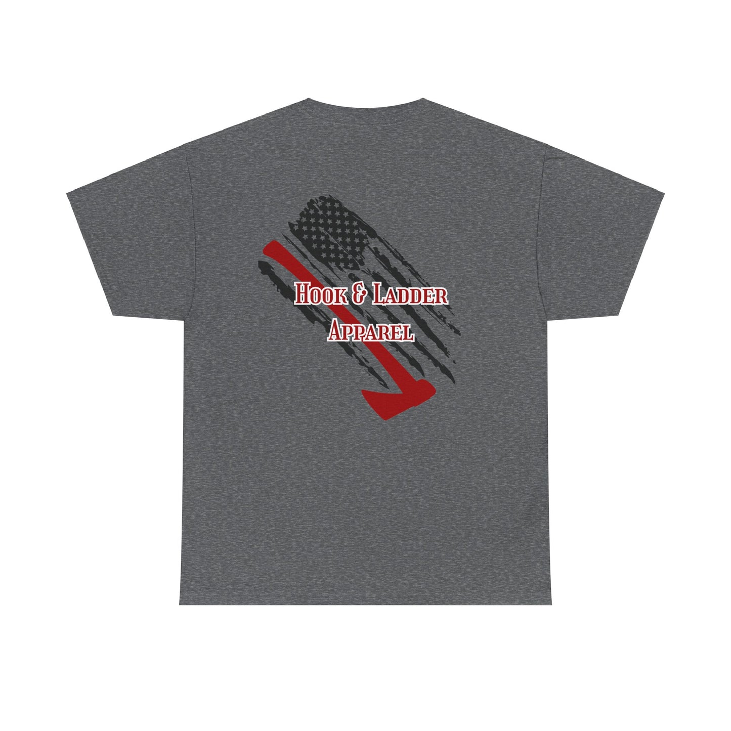 Hook & Ladder Axe Flag Unisex Heavy Cotton Tee