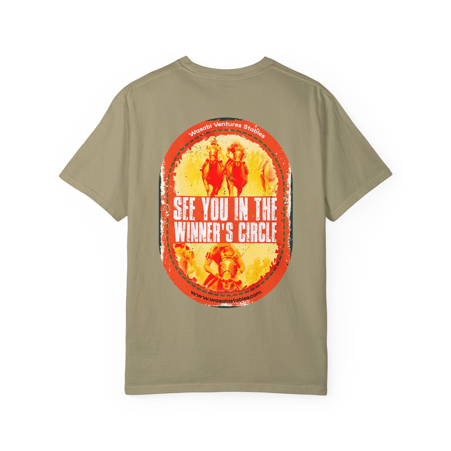 "See You In The Winner's Circle" Unisex Garment-Dyed T-shirt