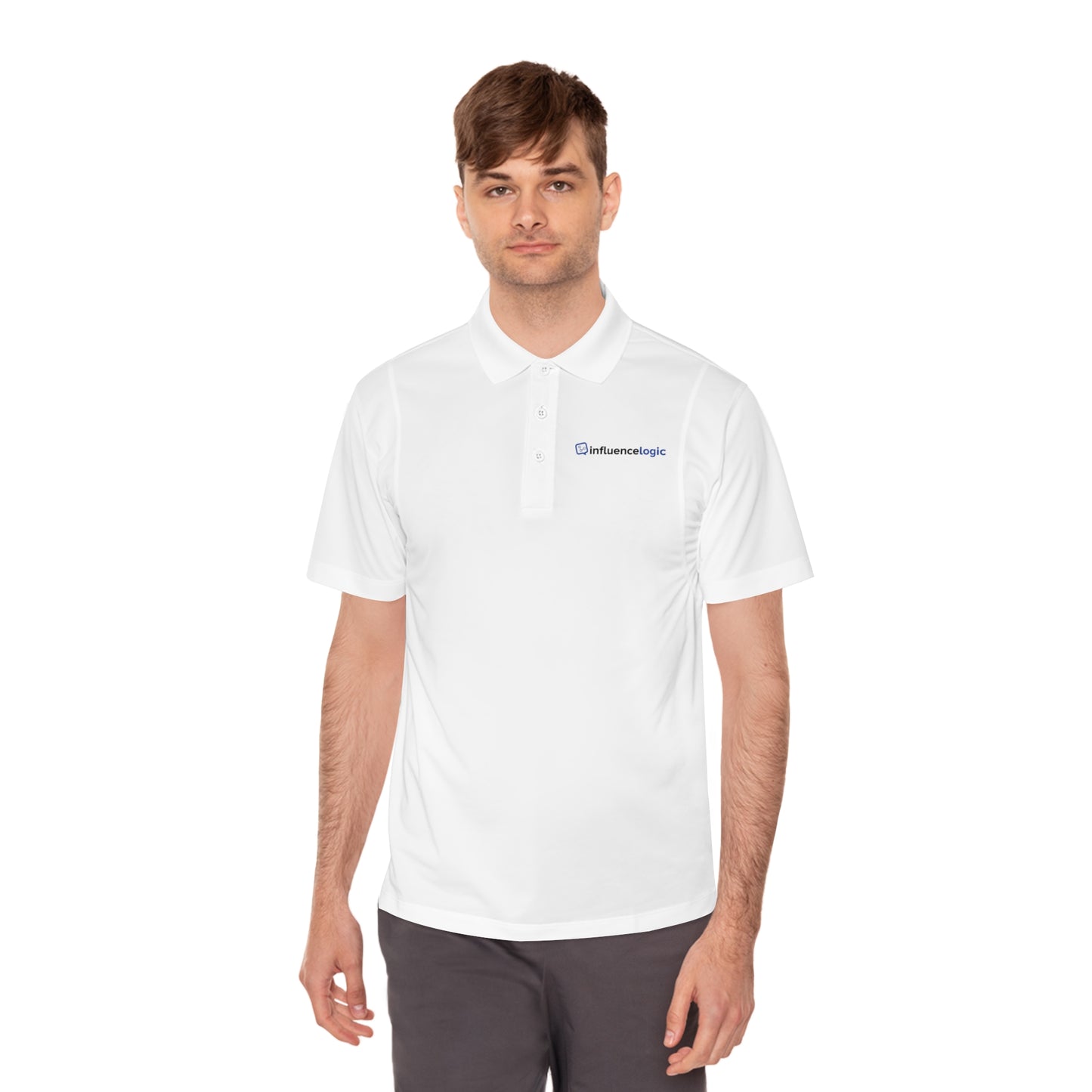 InfluenceLogic Men's Sport Polo Shirt (White or Black)