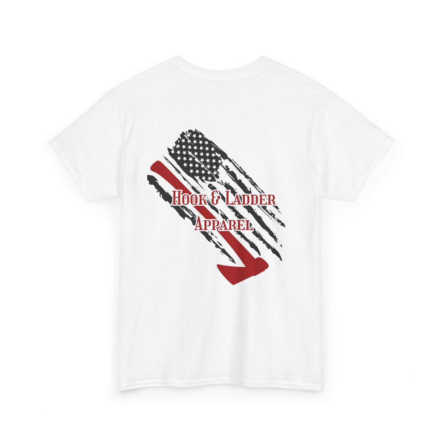 Hook & Ladder Axe Flag Unisex Heavy Cotton Tee