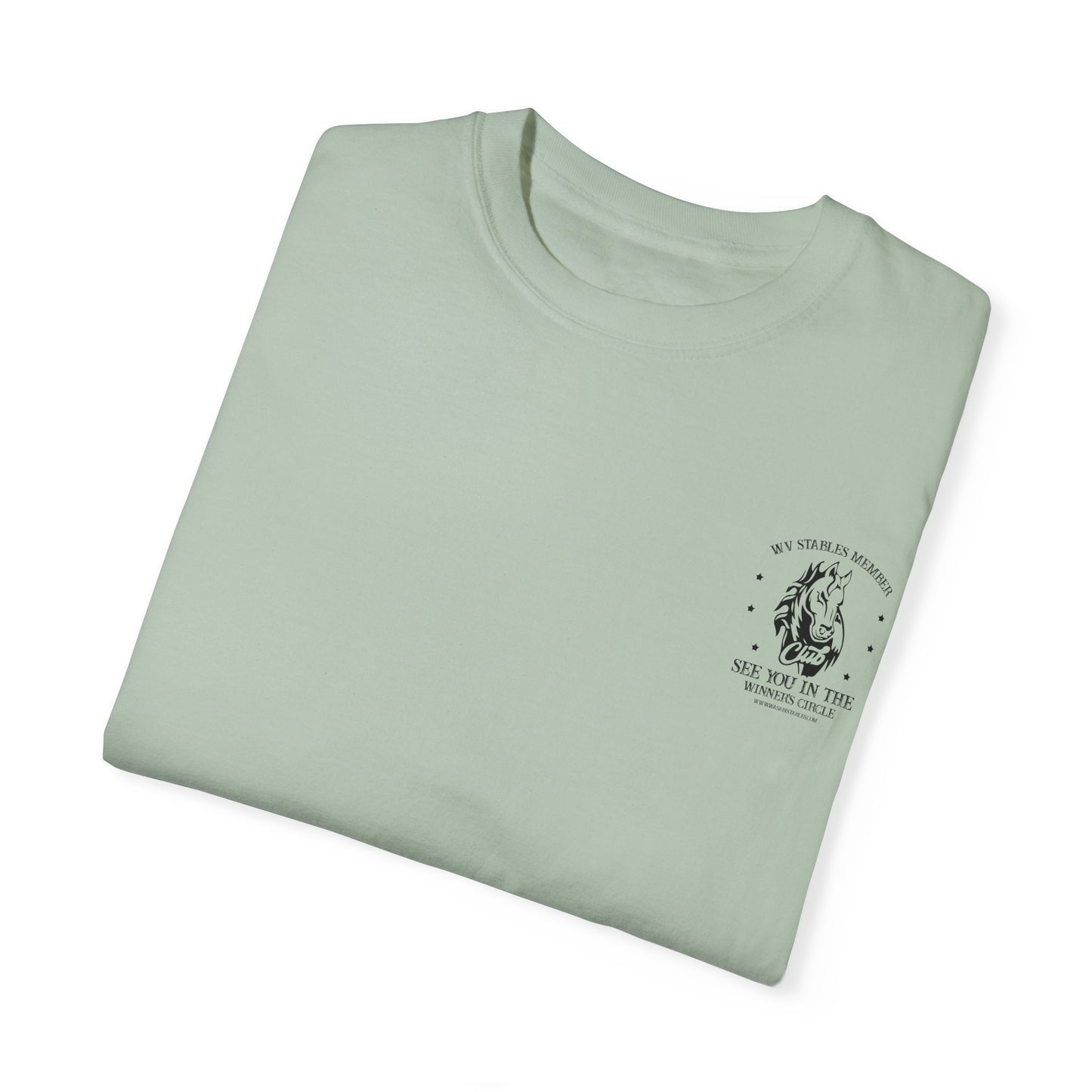 Wasabi Ventures Stables Club Member Unisex Garment-Dyed T-shirt