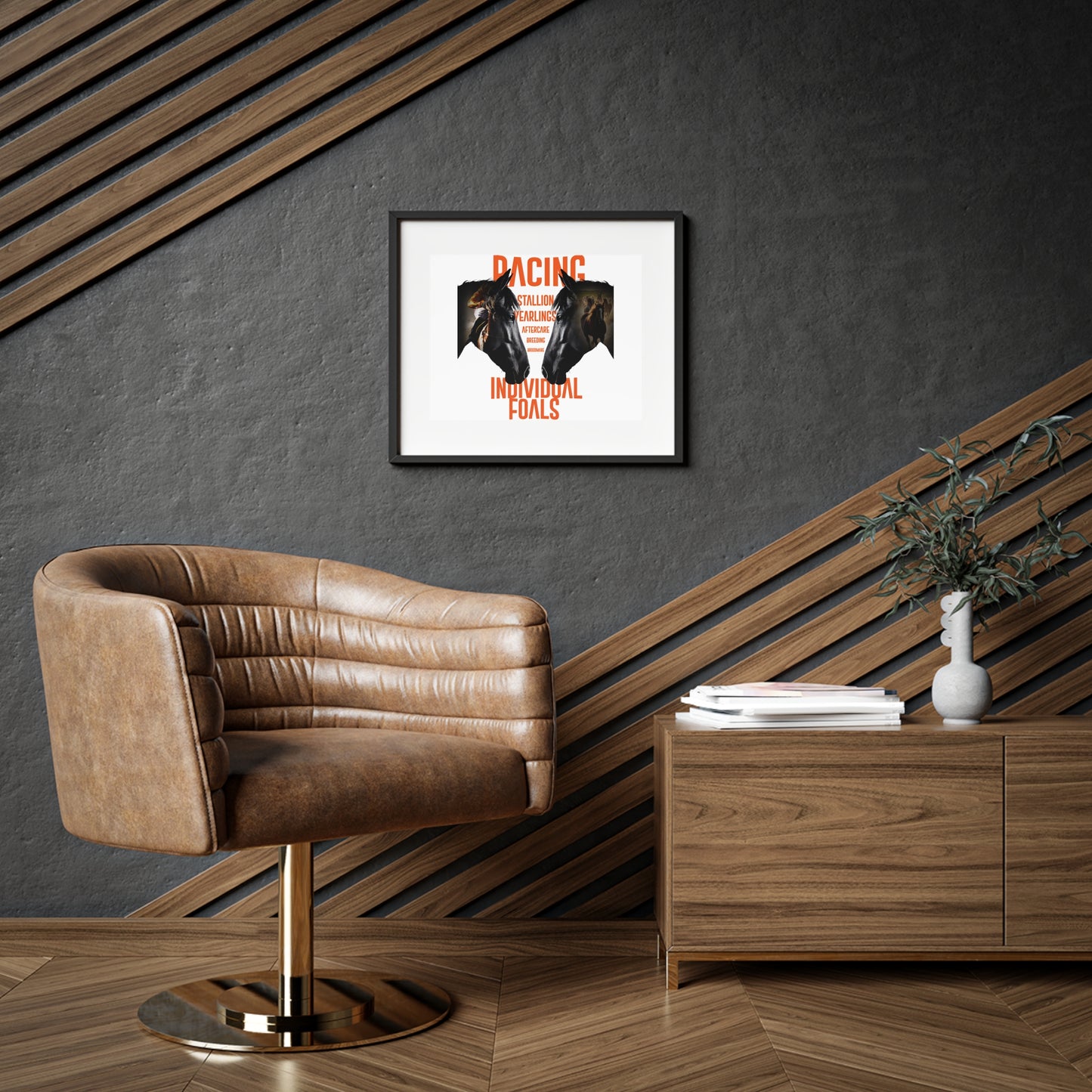 "Racing Collection" Framed Posters, Matte