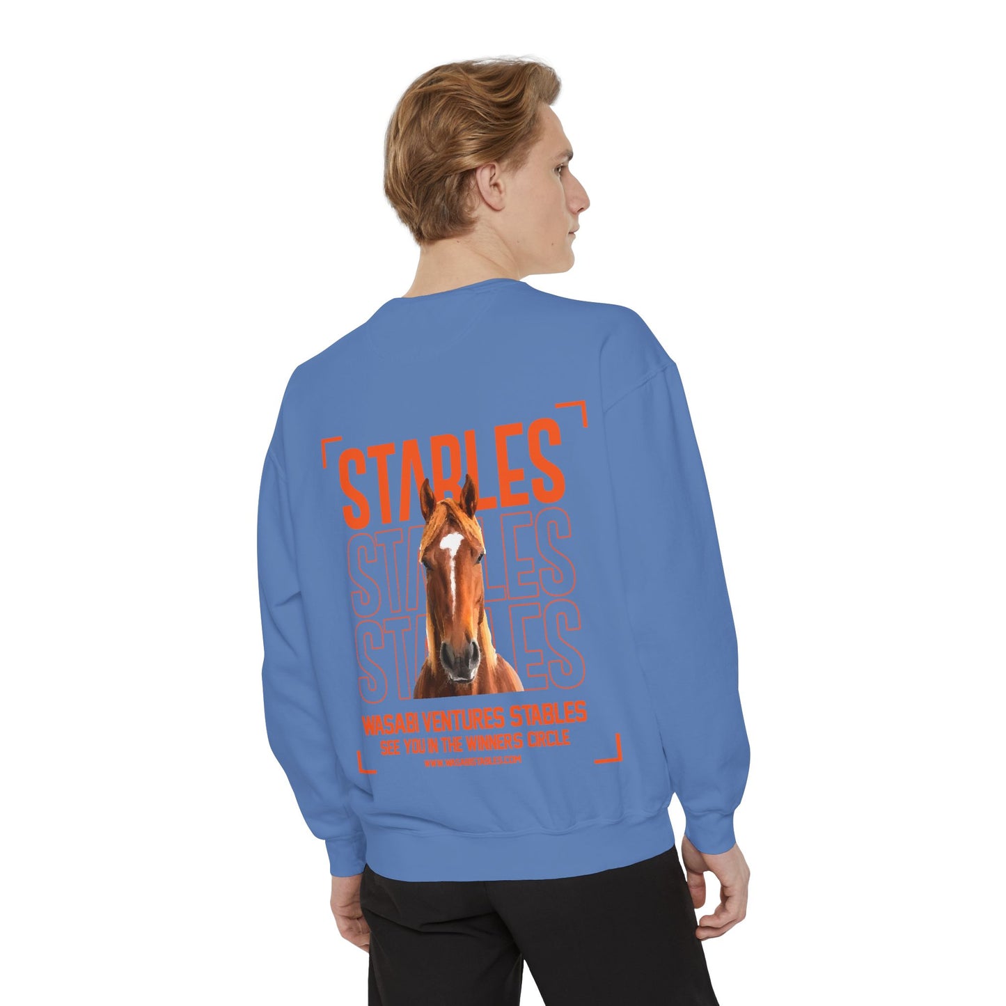 "Stables Collection" Unisex Garment-Dyed Sweatshirt