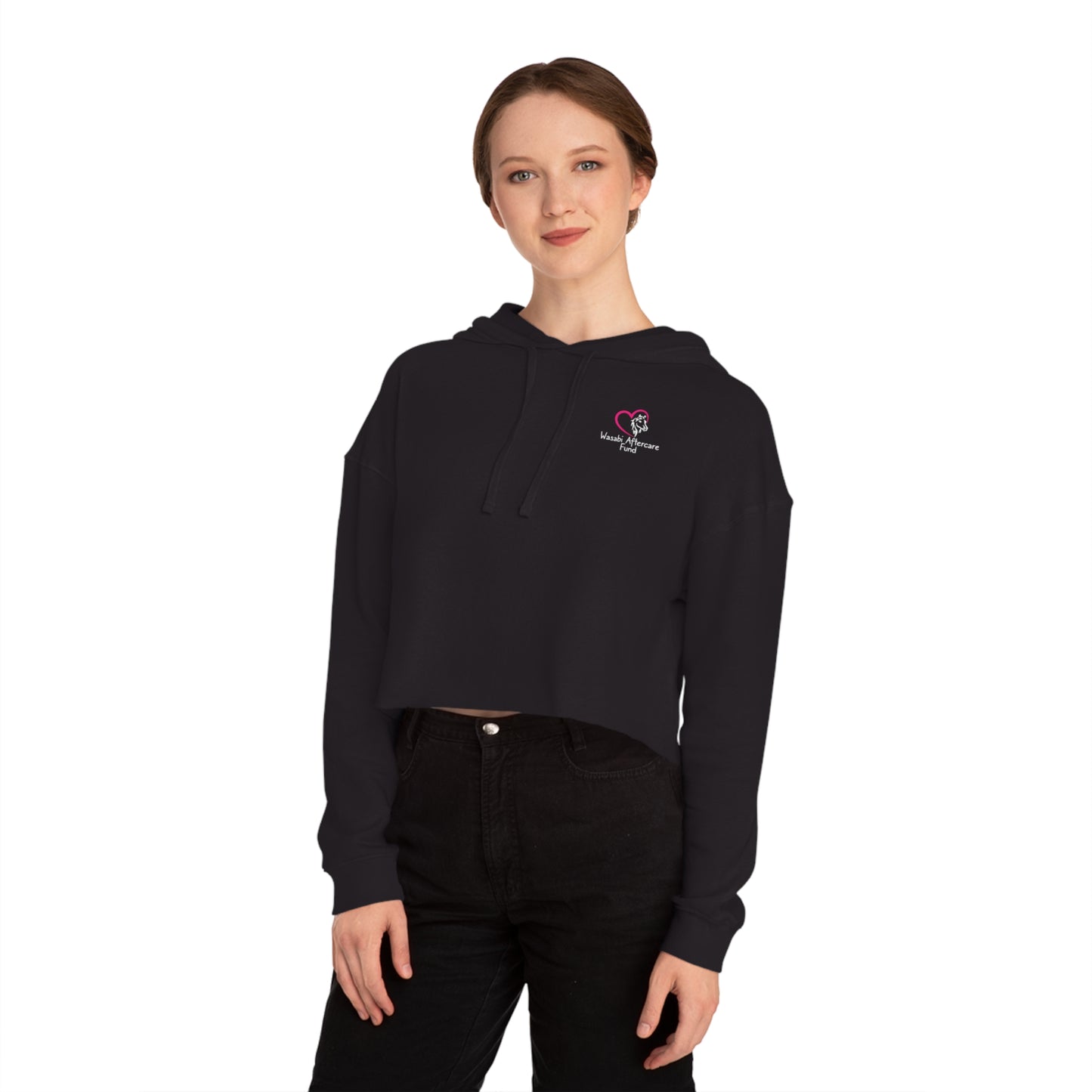 Wasabi Aftercare Fund Women’s Cropped Hooded Sweatshirt