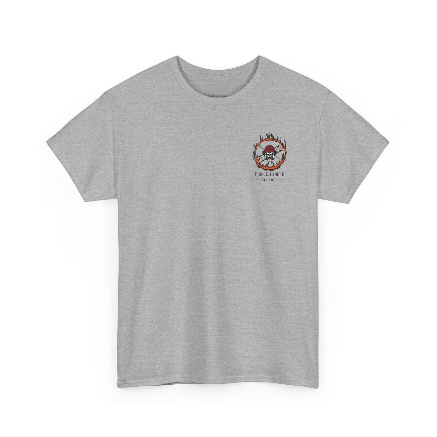 Hook & Ladder Axe Flag Unisex Heavy Cotton Tee