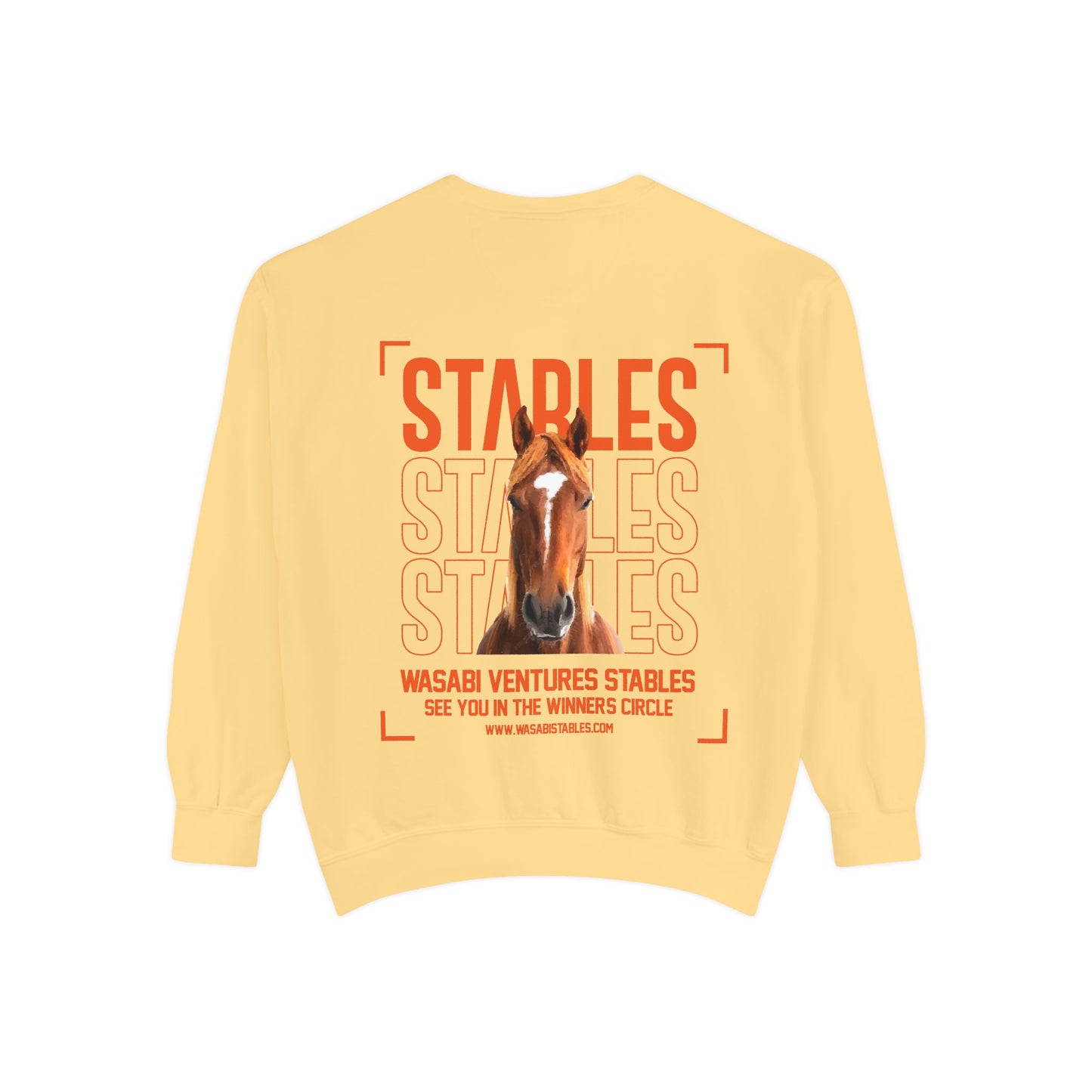 "Stables Collection" Unisex Garment-Dyed Sweatshirt