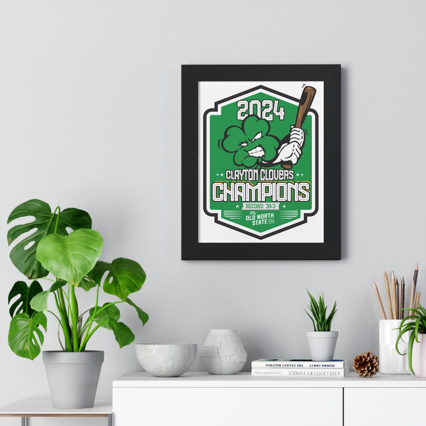 Clayton Clovers 2024 ONSL Champions Framed Poster