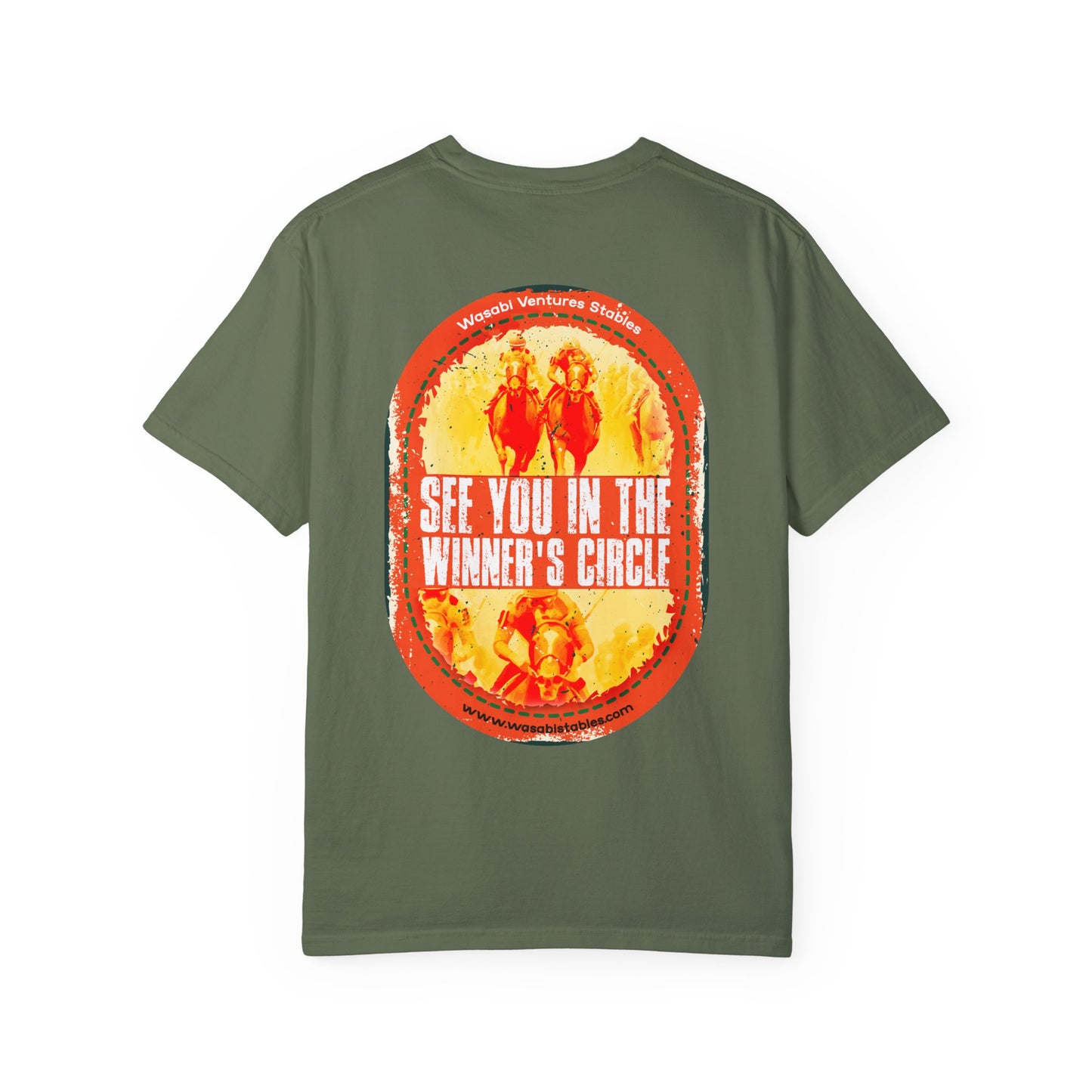 "See You In The Winner's Circle" Unisex Garment-Dyed T-shirt