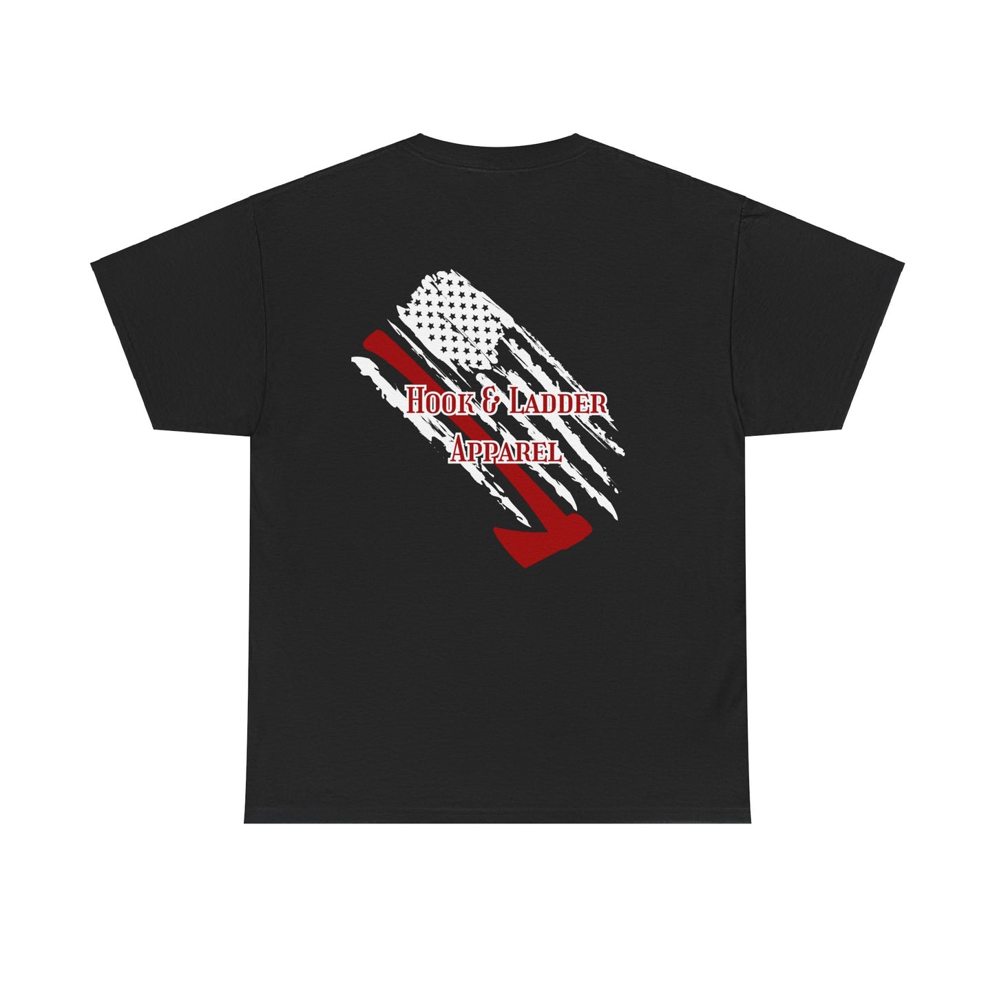 Hook & Ladder Axe Flag Unisex Heavy Cotton Tee