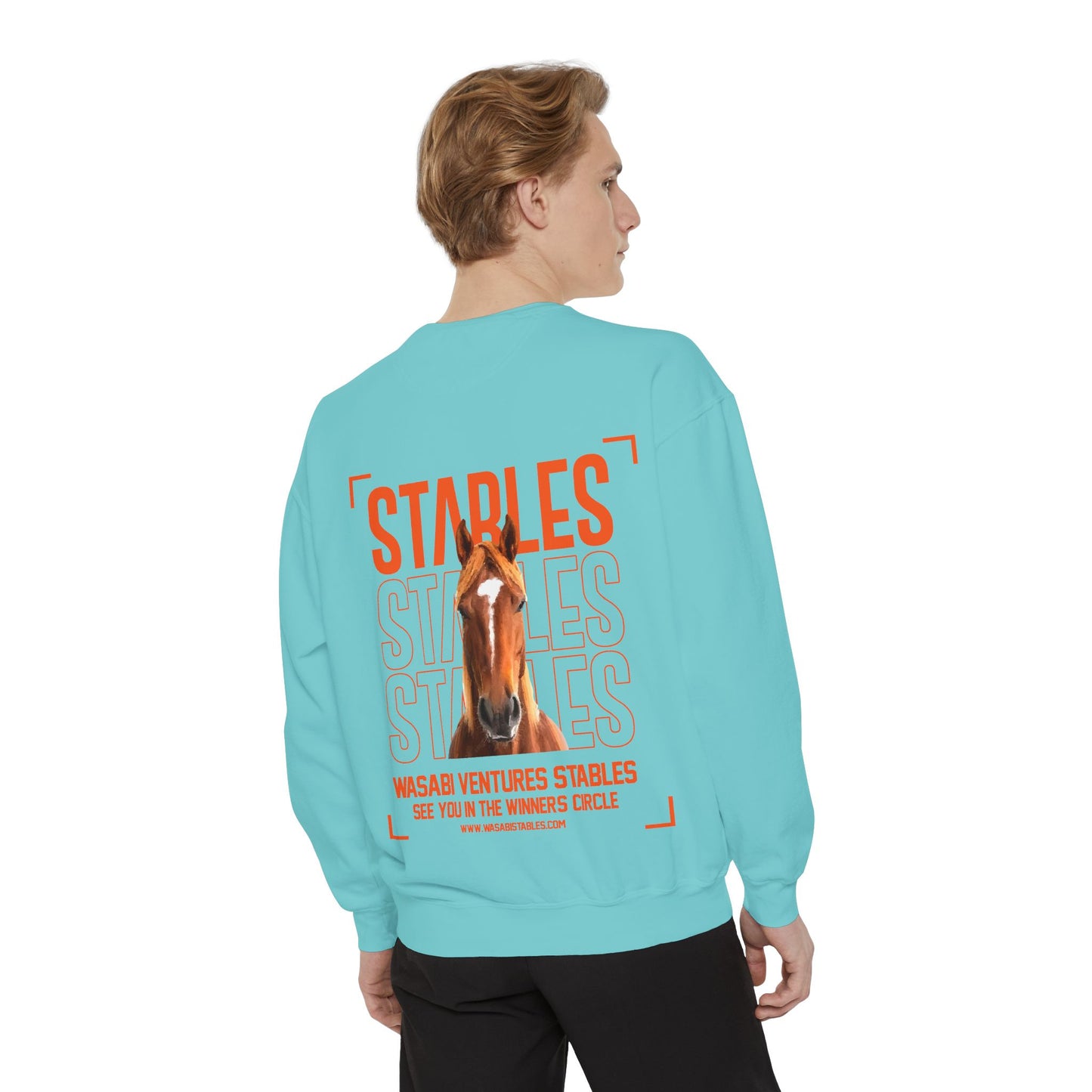 "Stables Collection" Unisex Garment-Dyed Sweatshirt