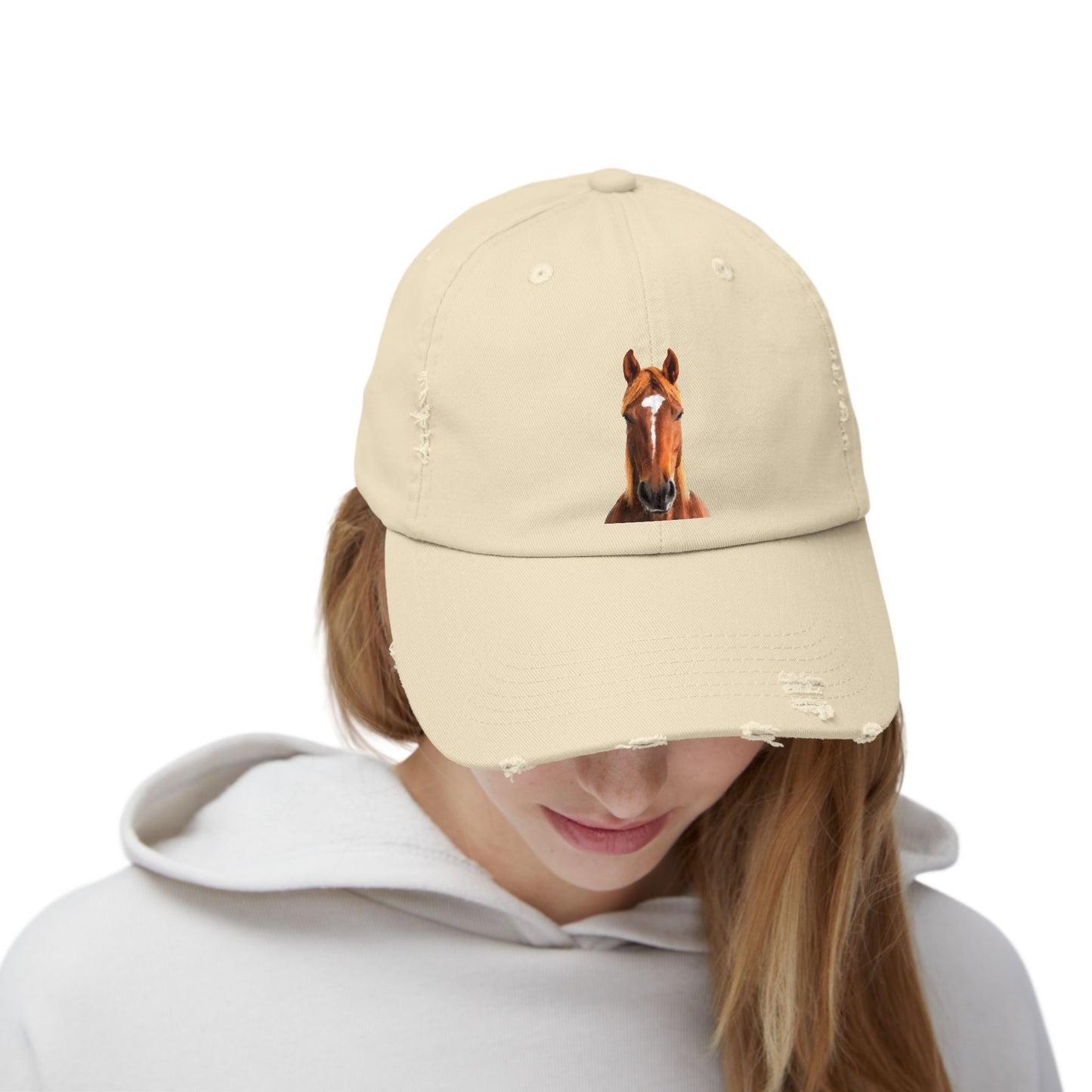 "Stables Collection Horse" Distressed Cap