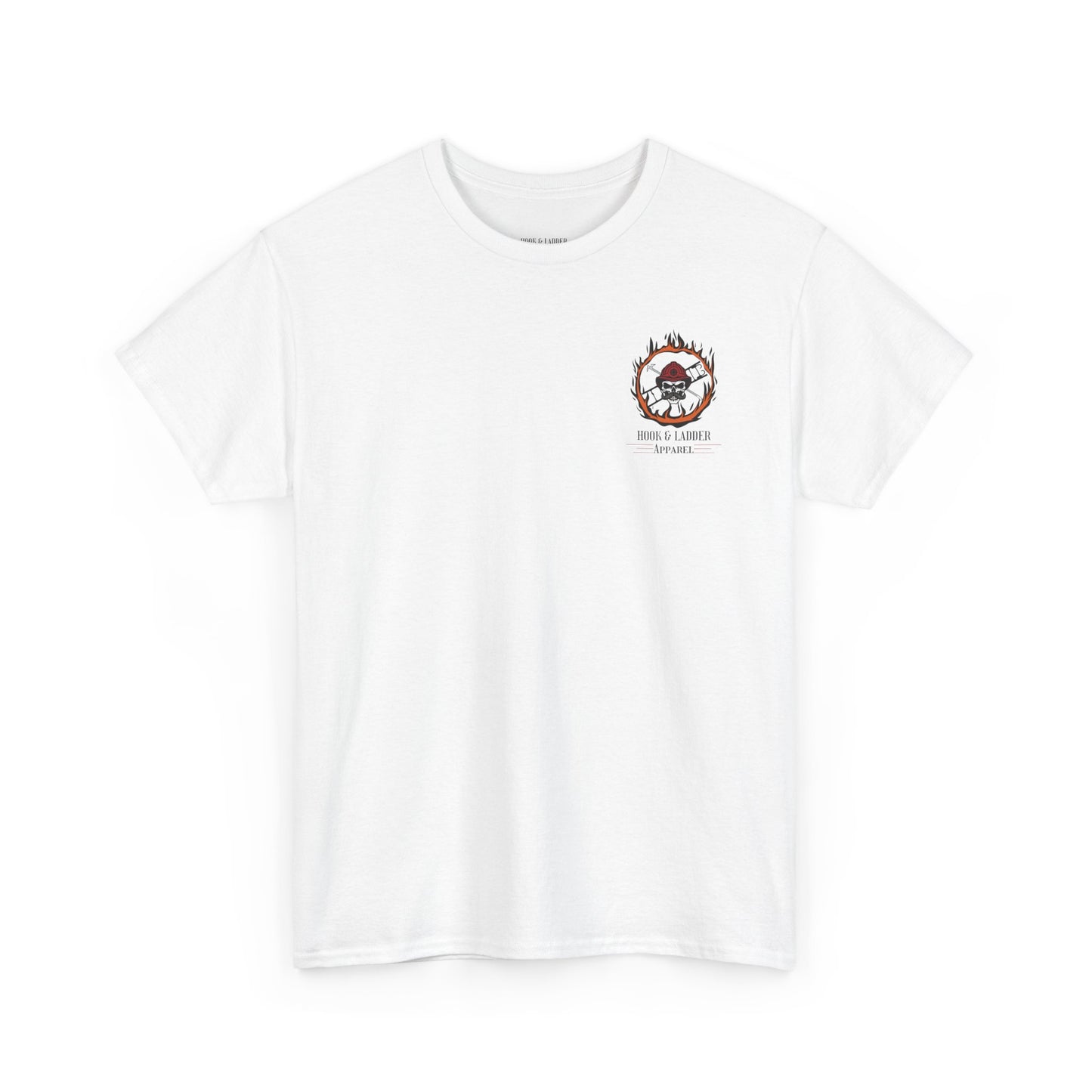 Hook & Ladder Axe Flag Unisex Heavy Cotton Tee