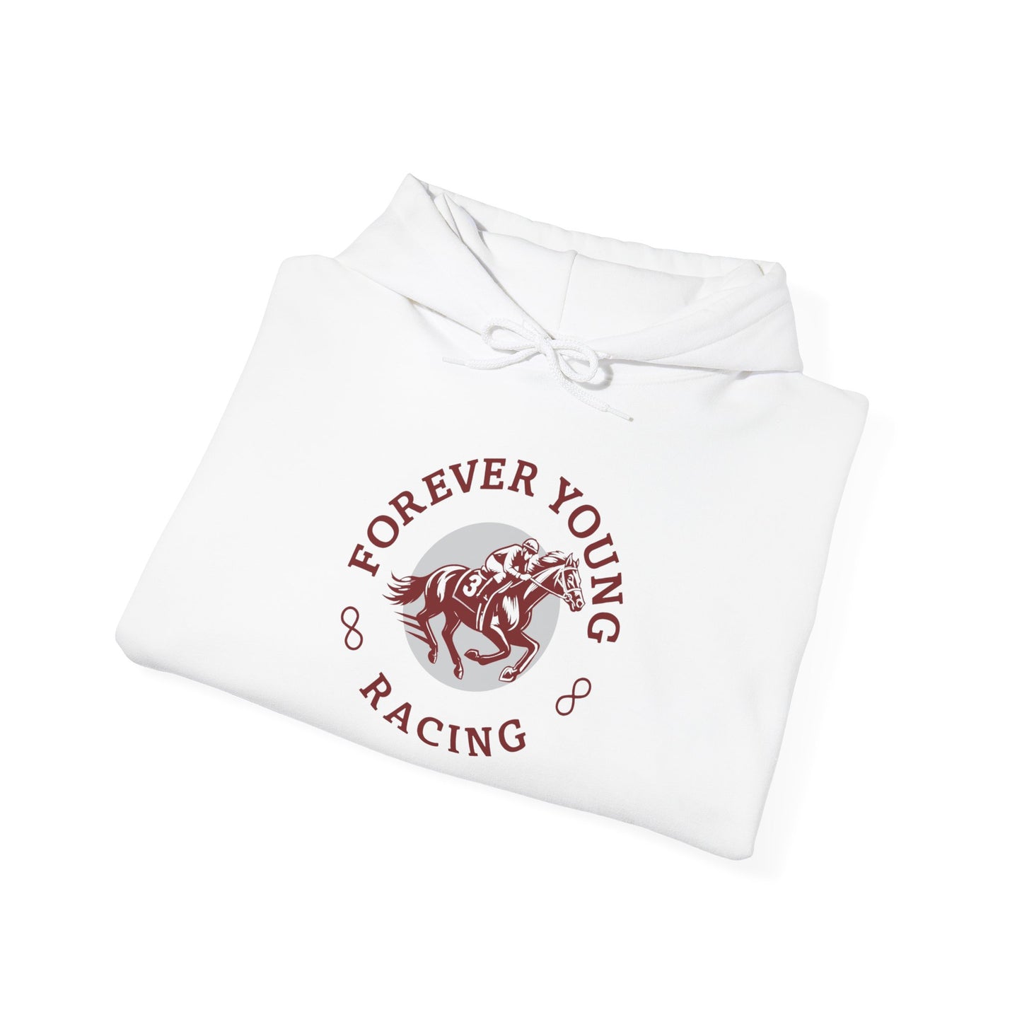 Forever Young Racing Unisex Hooded Sweatshirt