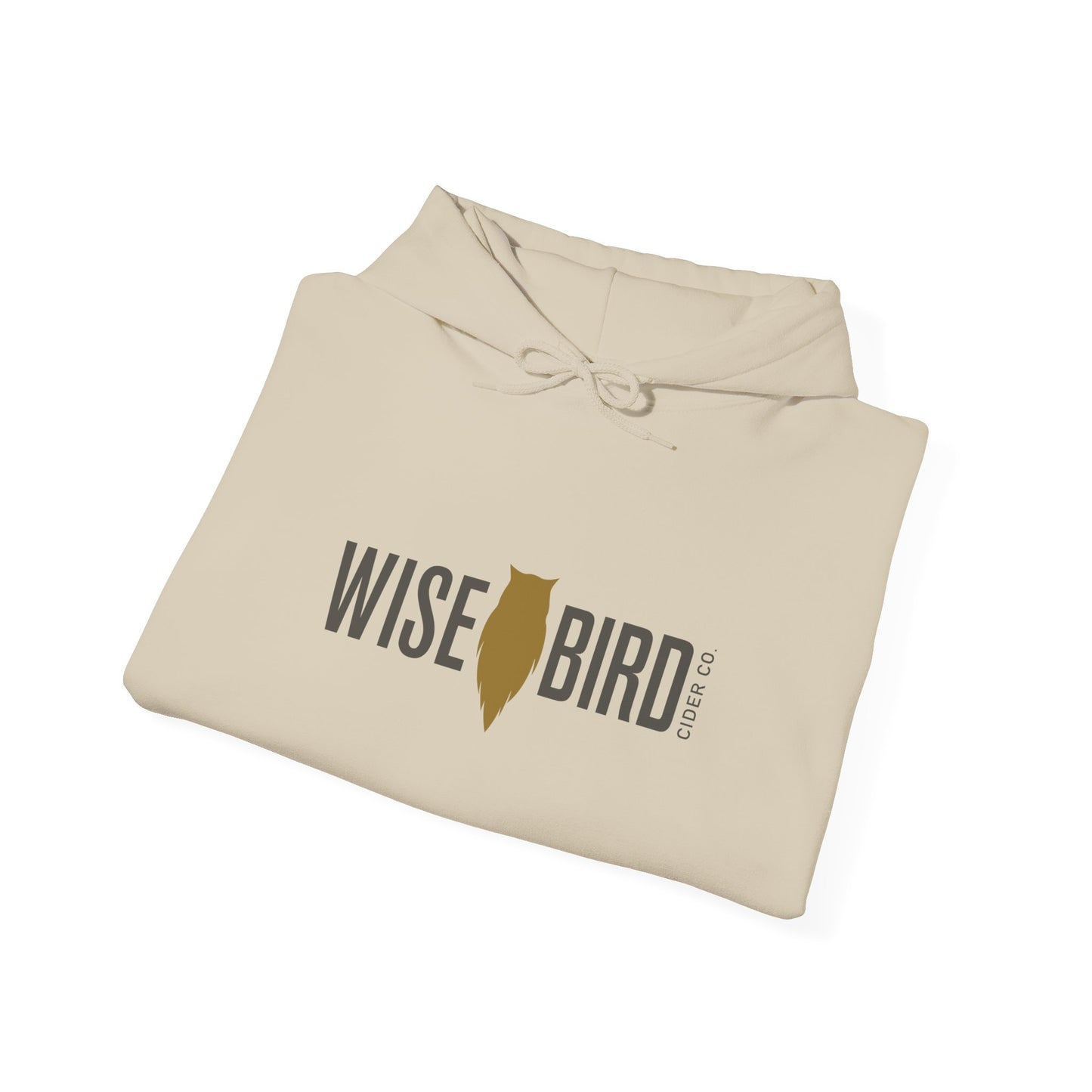 Wise Bird Unisex Hooded Sweatshirt Banner Logo