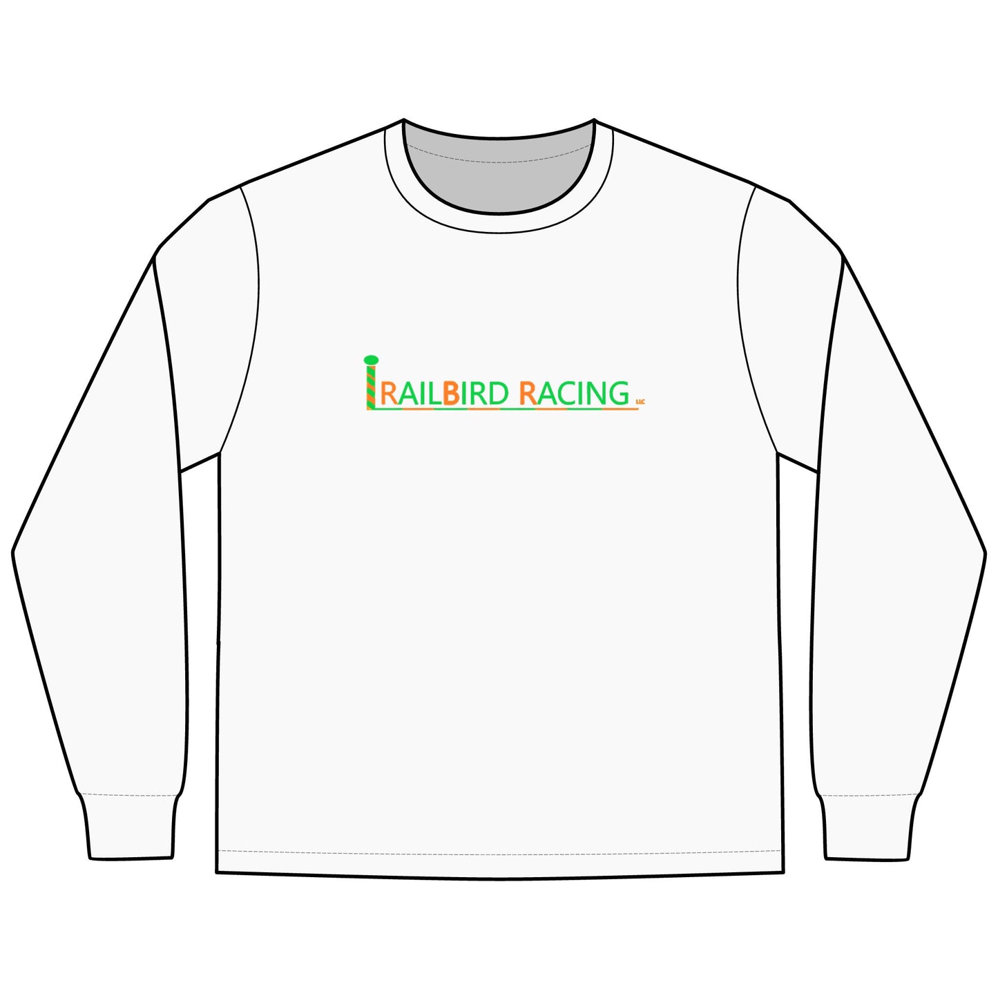 Railbird Racing Men's Long Sleeve Tee (Full-Logo)