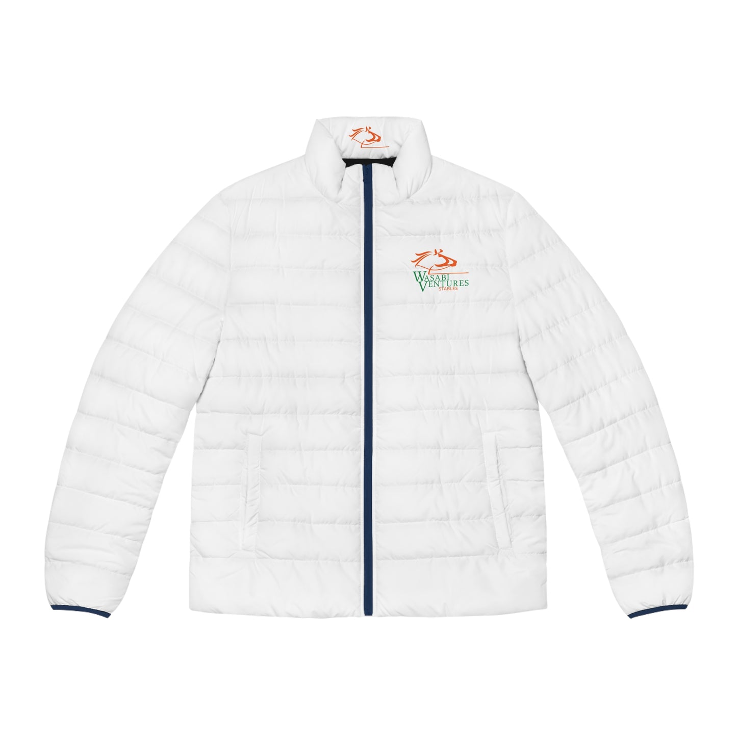 Wasabi Ventures Stables Men's Puffer Jacket (White)
