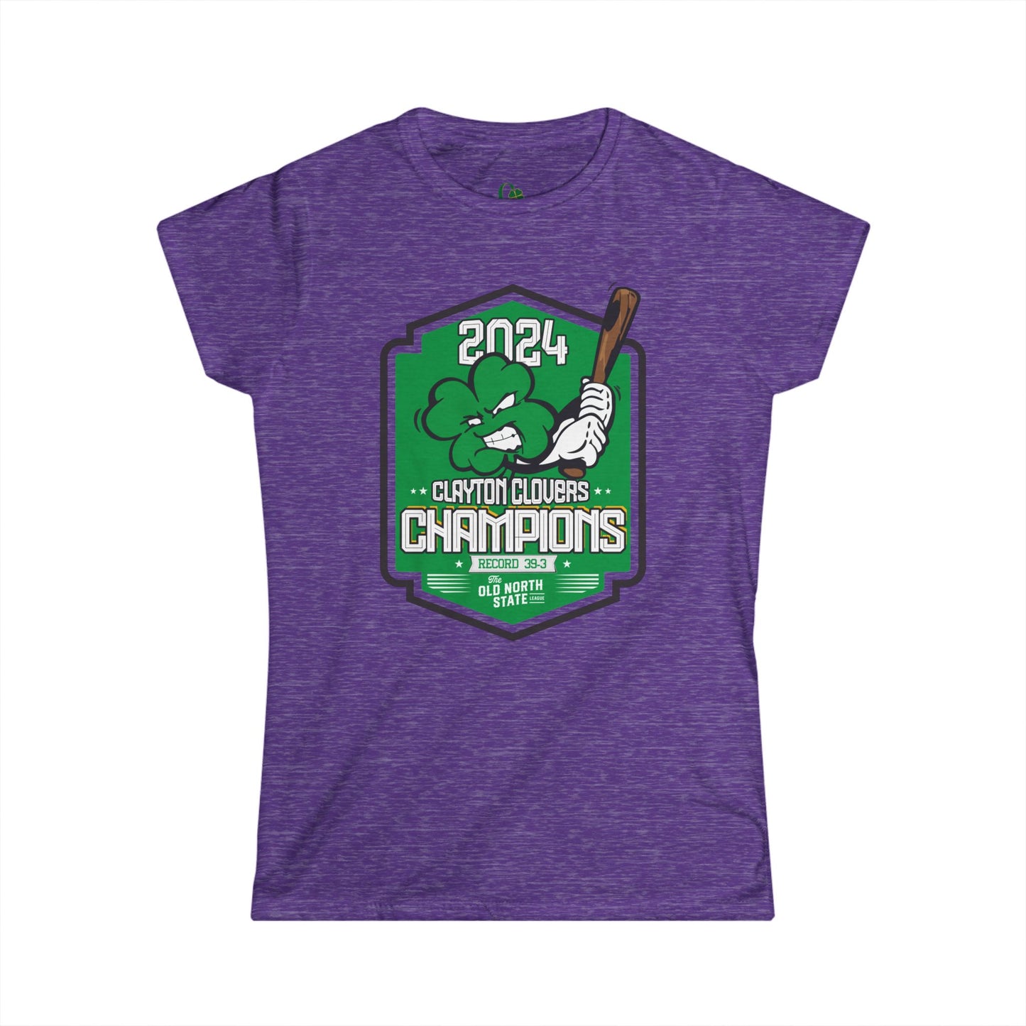 Clayton Clovers 2024 ONSL Champions Women's Softstyle Tee