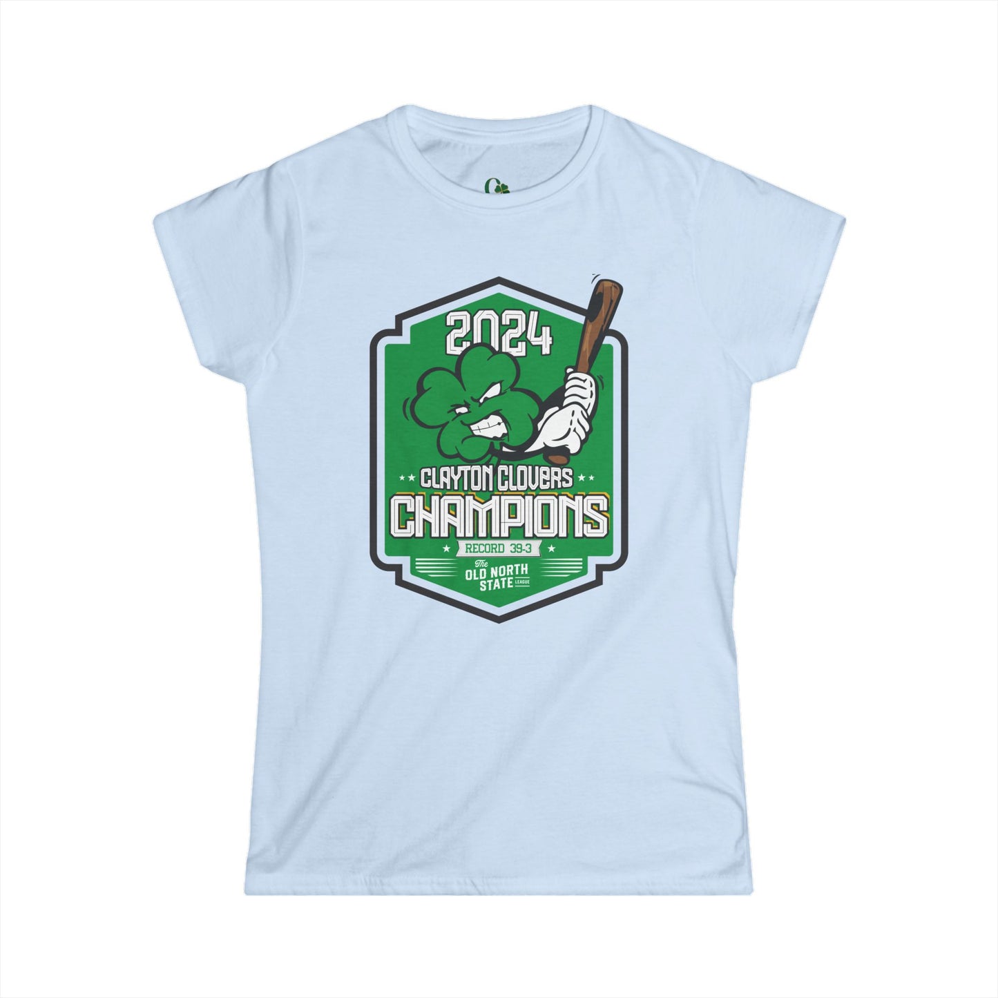 Clayton Clovers 2024 ONSL Champions Women's Softstyle Tee