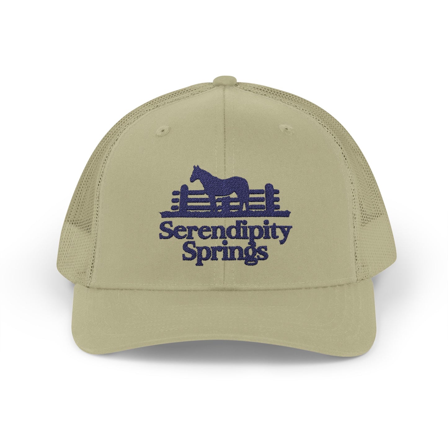 Serendipity Springs Farm Snapback Embroidery Trucker Cap