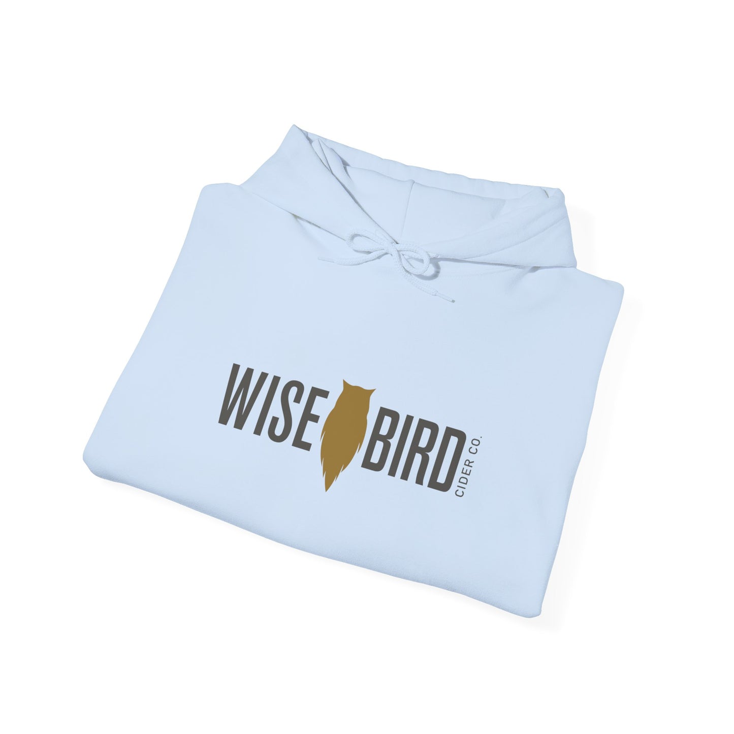 Wise Bird Unisex Hooded Sweatshirt Banner Logo