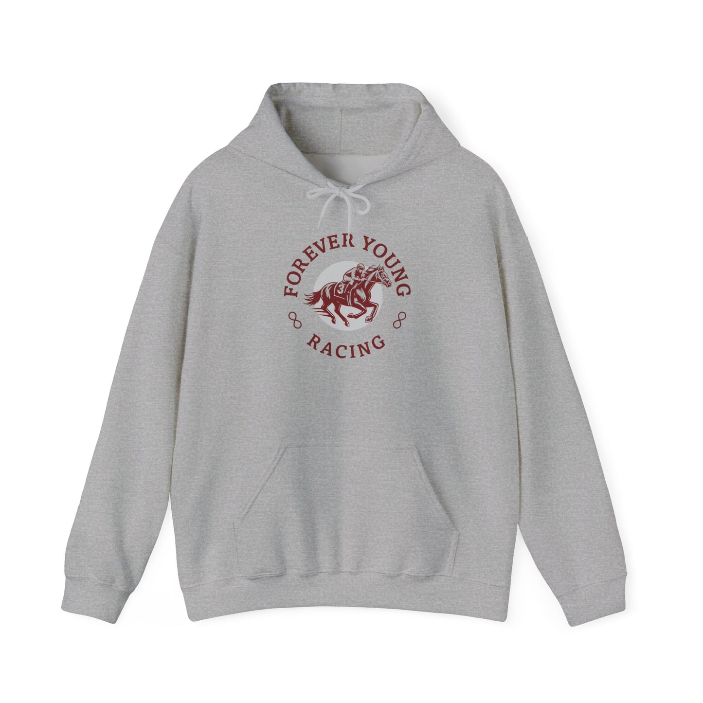 Forever Young Racing Unisex Hooded Sweatshirt