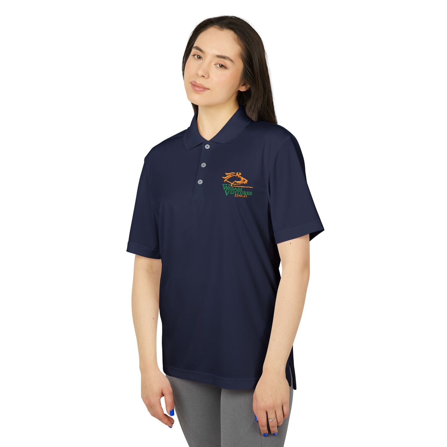 Wasabi Ventures Stables Adidas Unisex Performance Polo