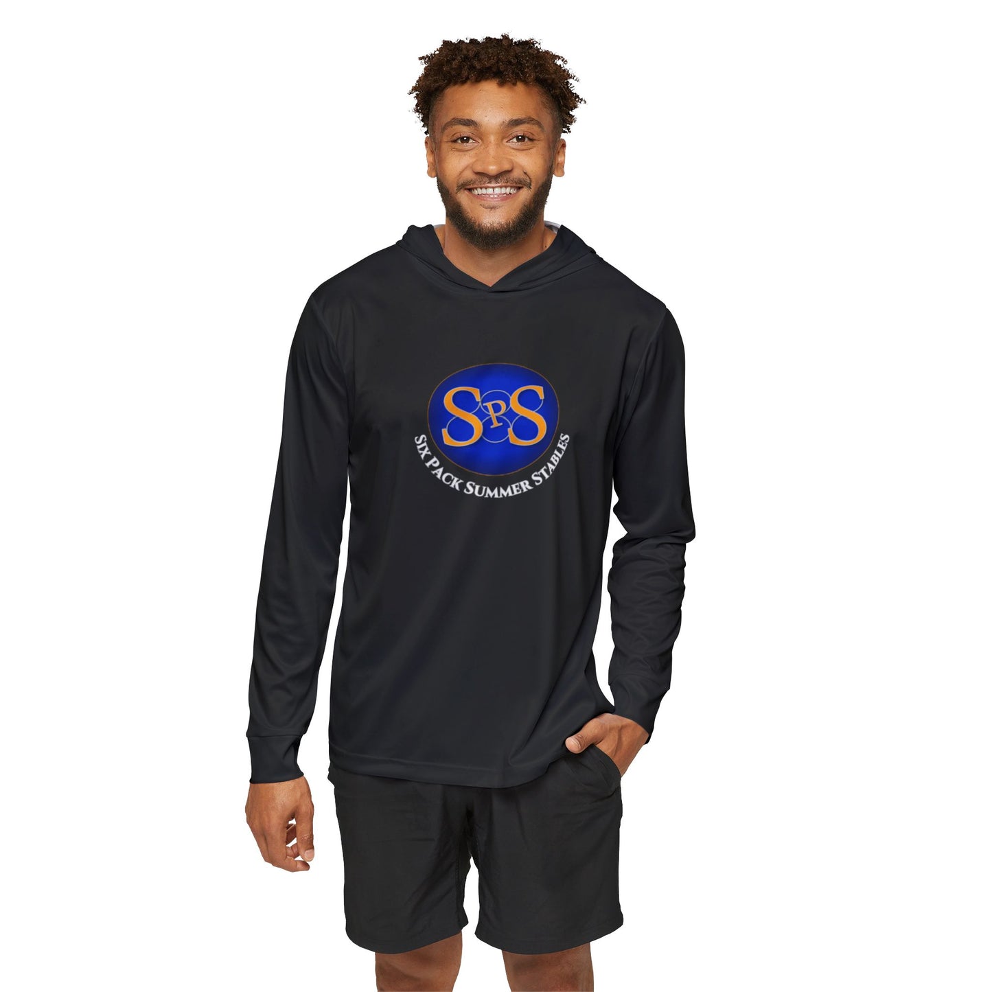 Six Pack Summer Stables Men's Sports Warmup Hoodie (Black)