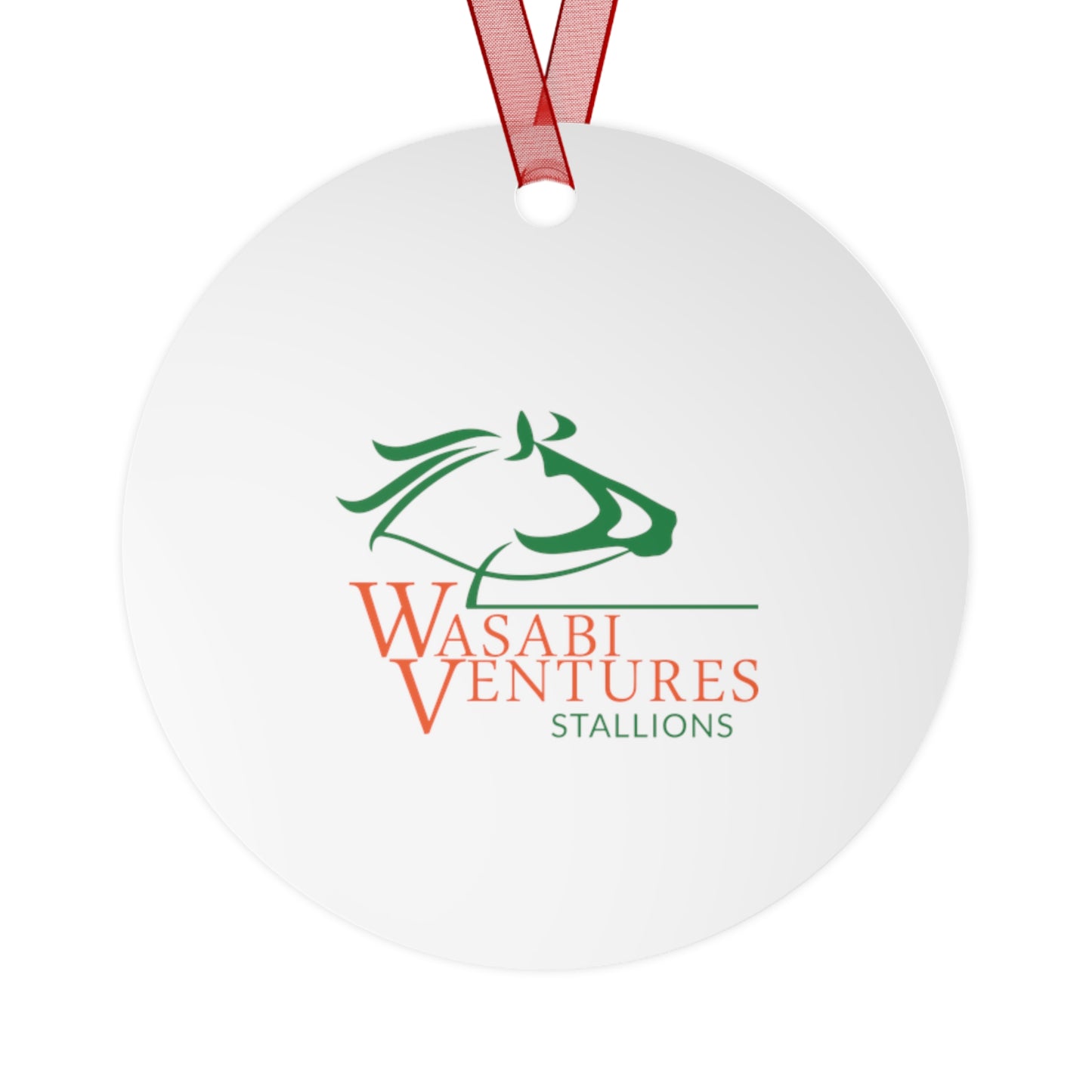 Wasabi Ventures Stallions Metal Ornaments