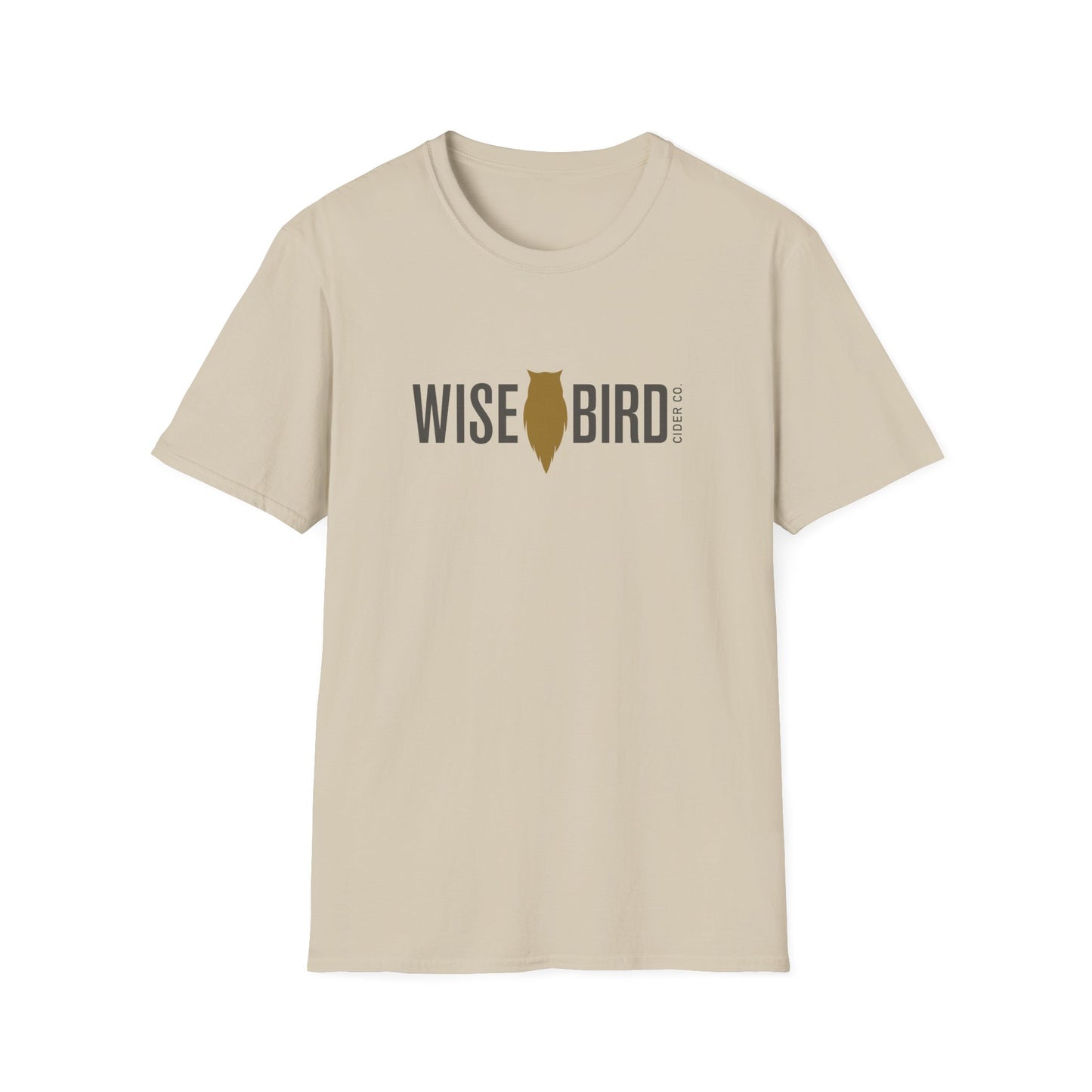 Wise Bird Unisex Softstyle T-Shirt Banner Logo