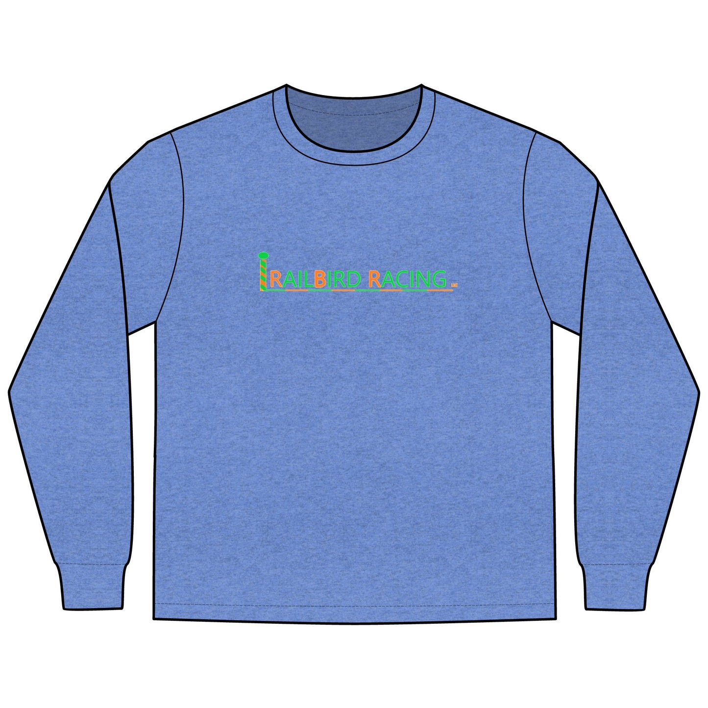 Railbird Racing Men's Long Sleeve Tee (Full-Logo)