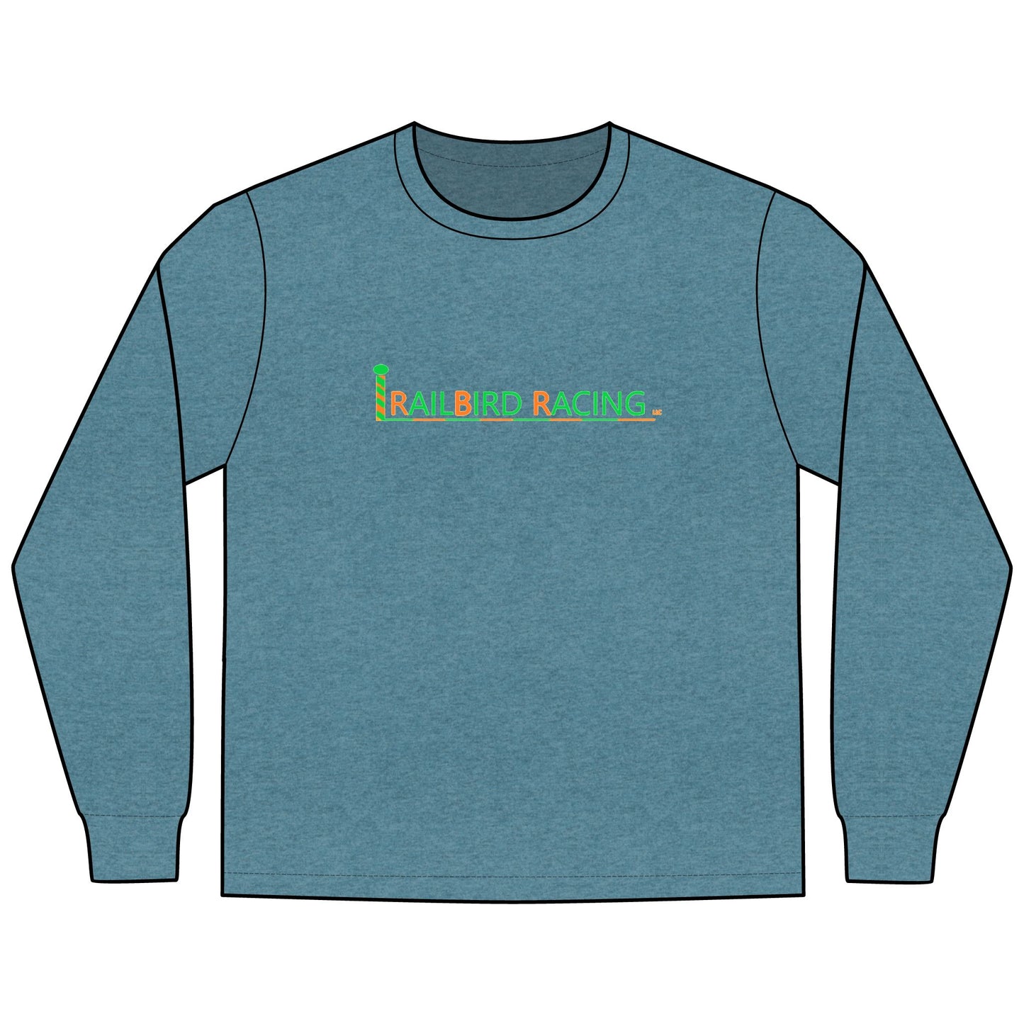 Railbird Racing Men's Long Sleeve Tee (Full-Logo)