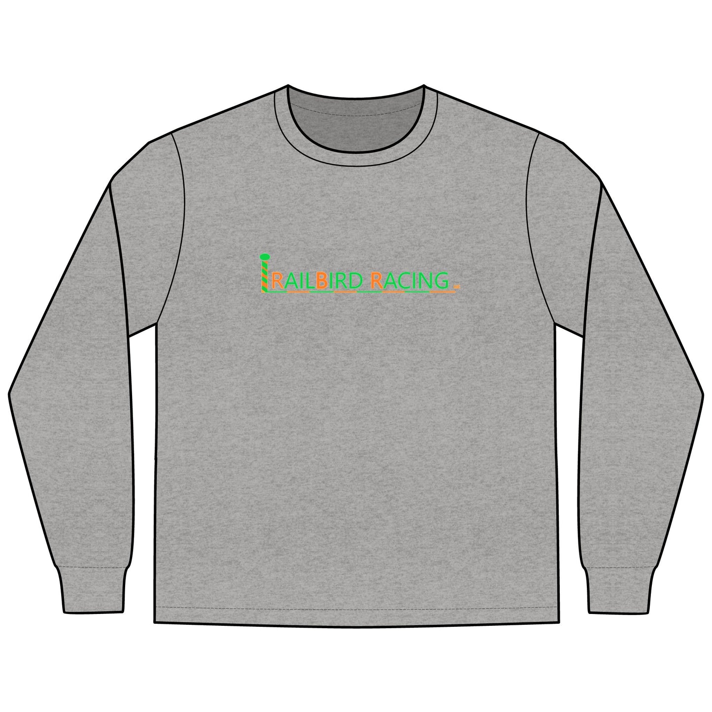 Railbird Racing Men's Long Sleeve Tee (Full-Logo)